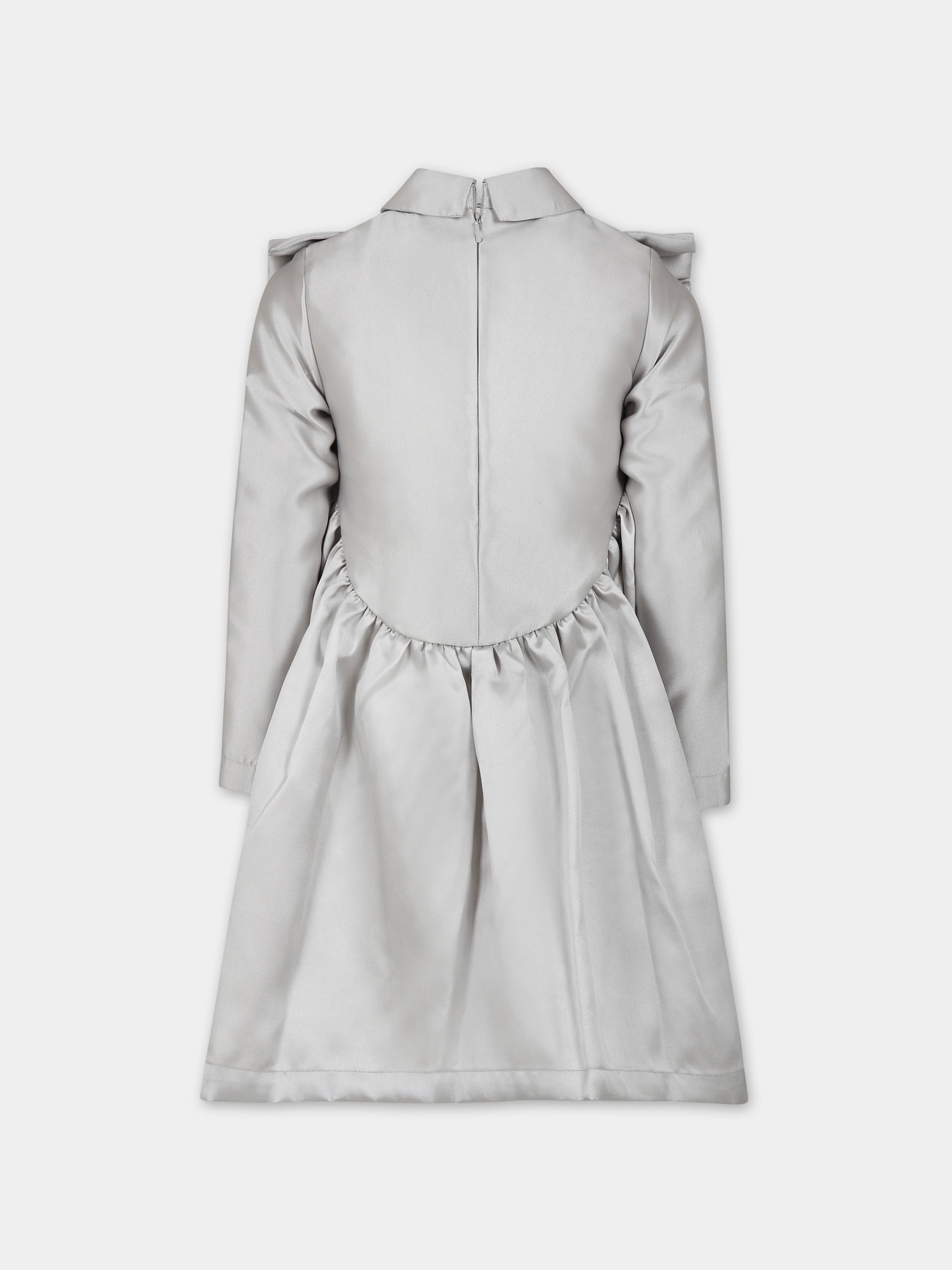 Vestito argento per bambina,Caroline Bosmans,AW23 4029 31 9999