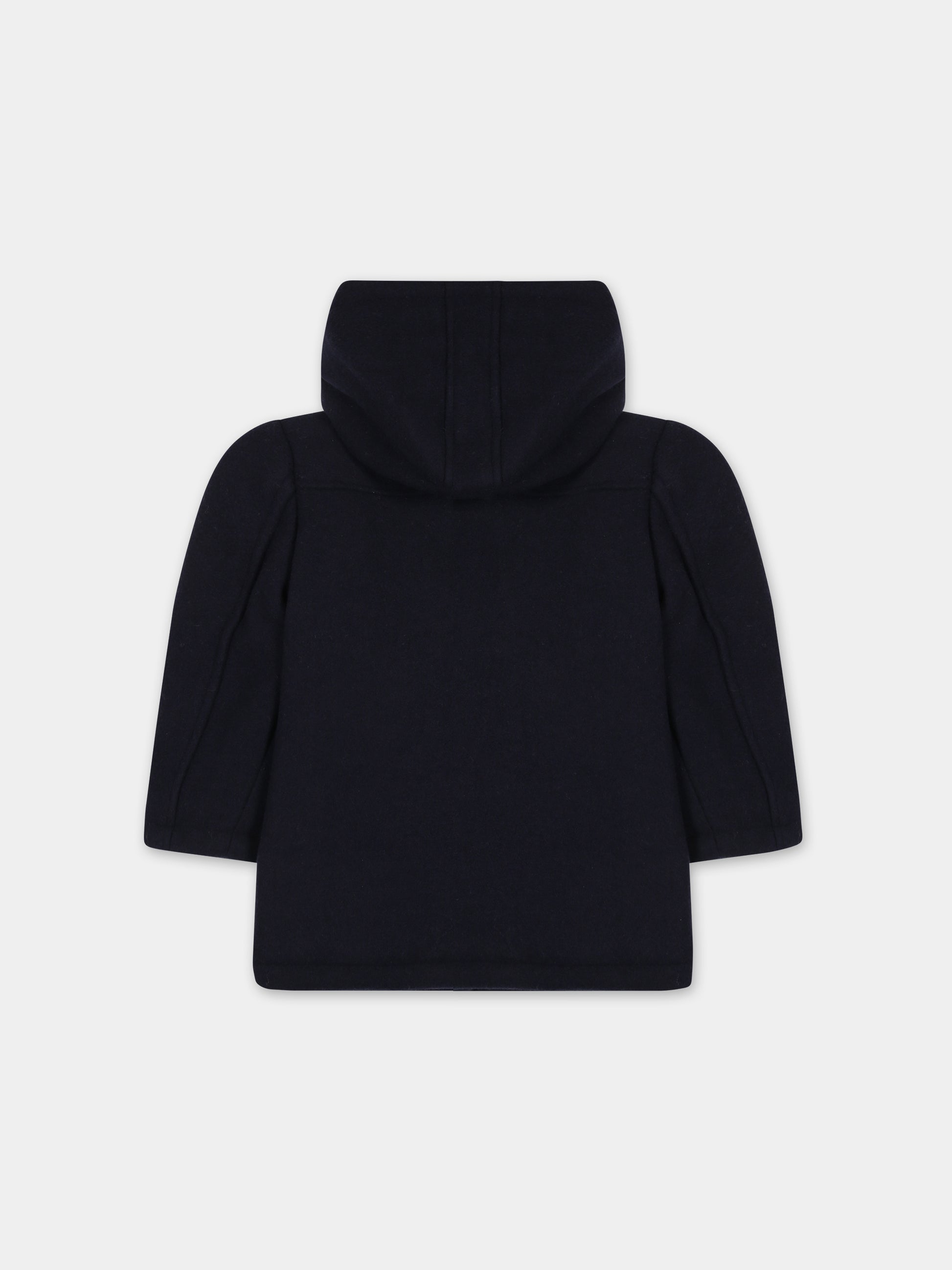 Cappotto blu per neonato con logo,Mayoral,2442 023