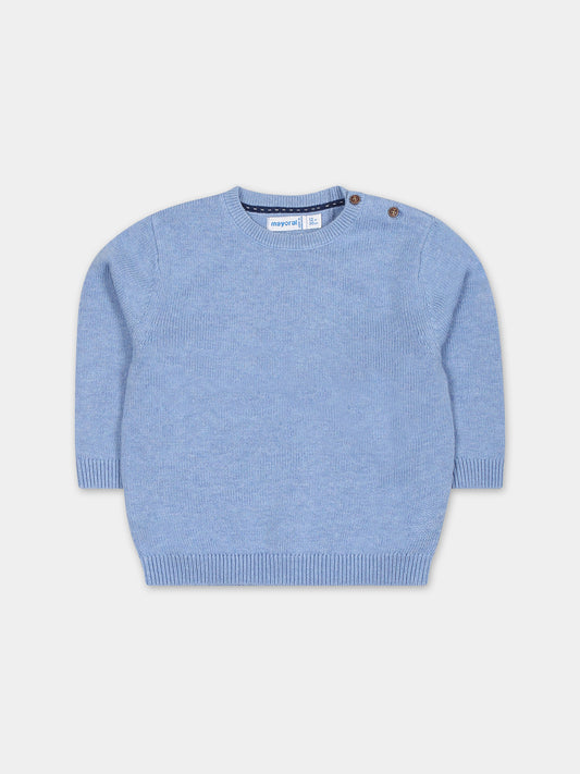Maglione celeste per neonato,Mayoral,351 037
