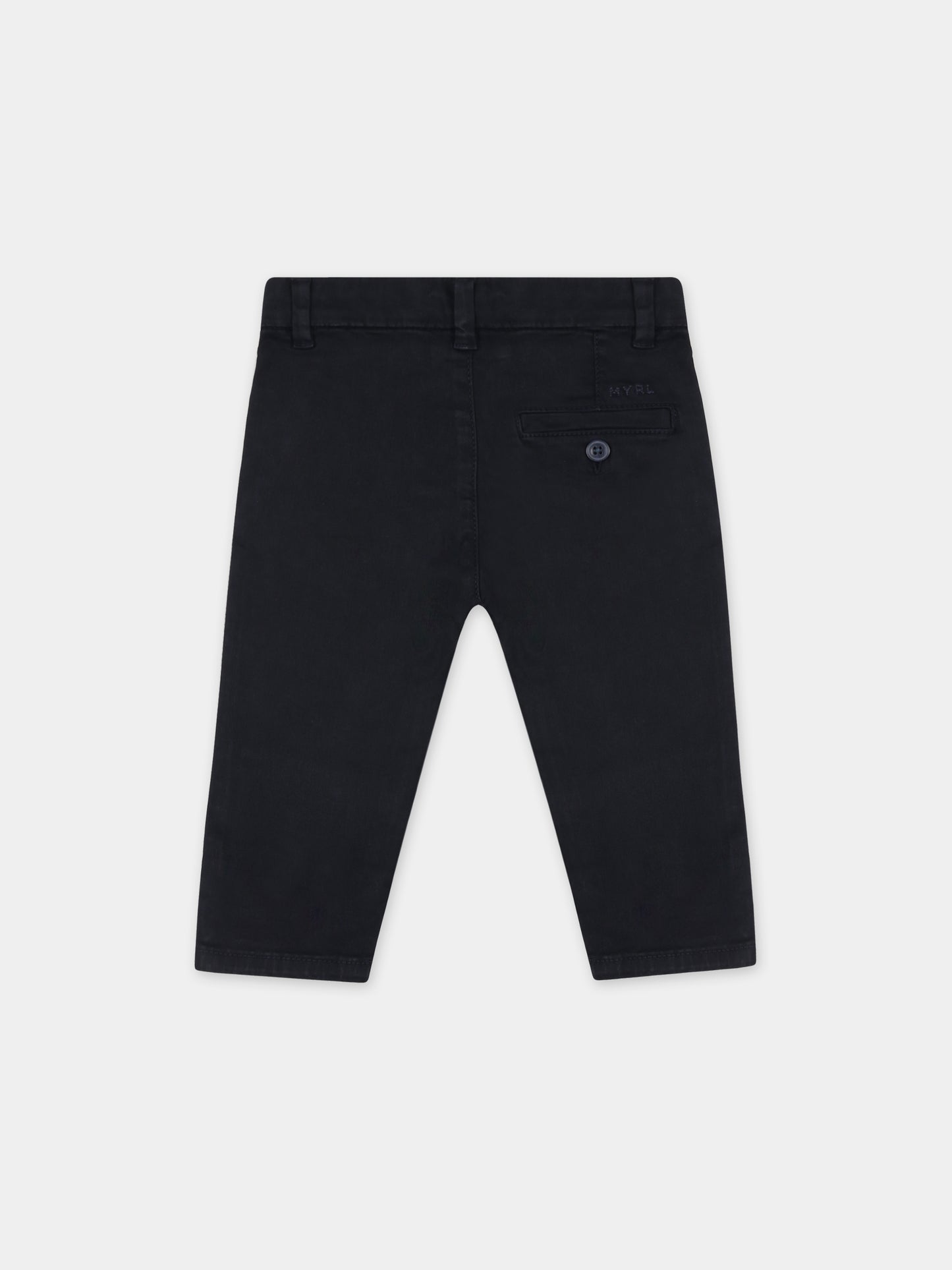 Pantaloni blu per neonato con logo,Mayoral,521 047