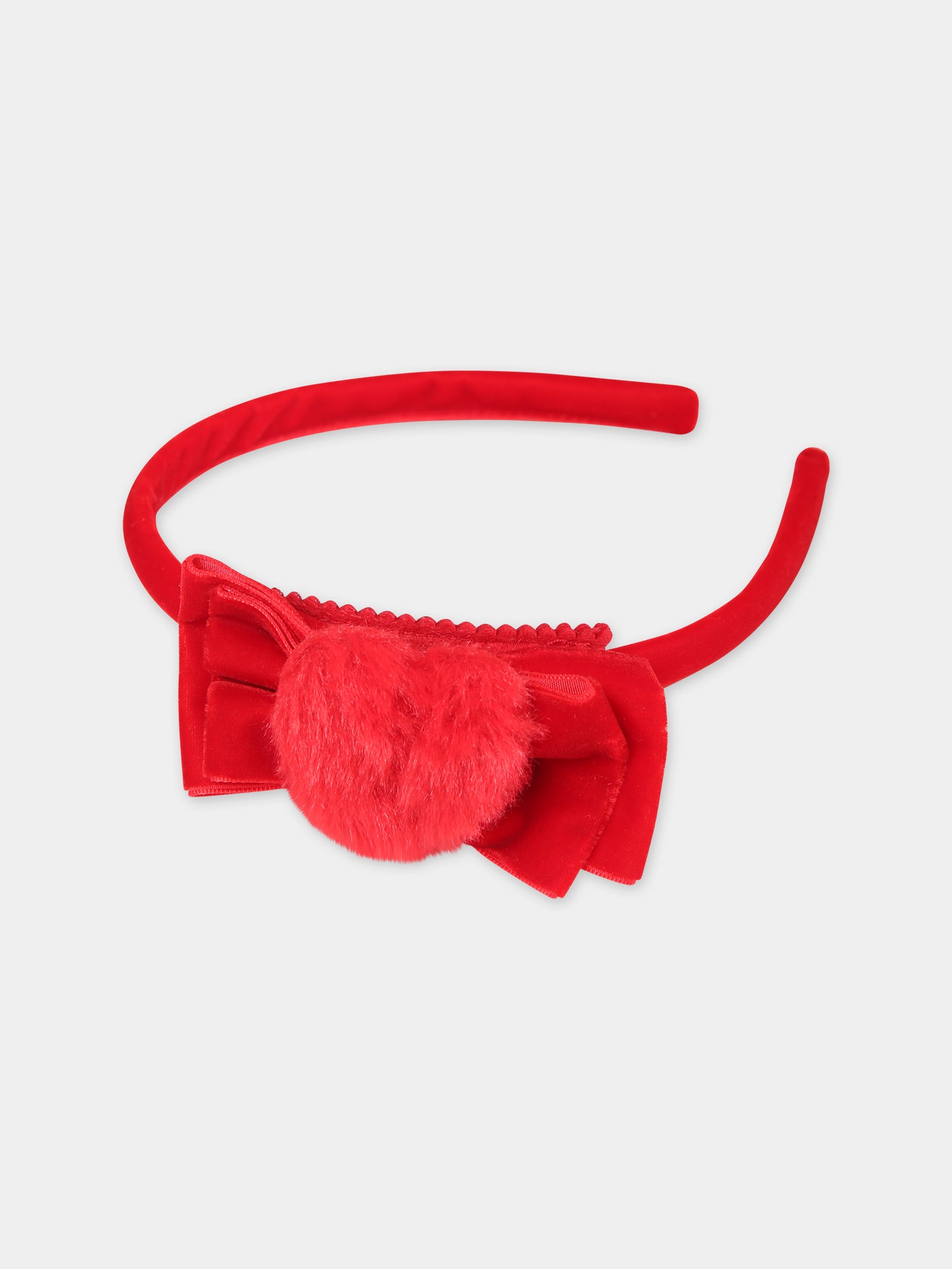 Cerchietto rosso per bambina con cuore,Mayoral,10546 027
