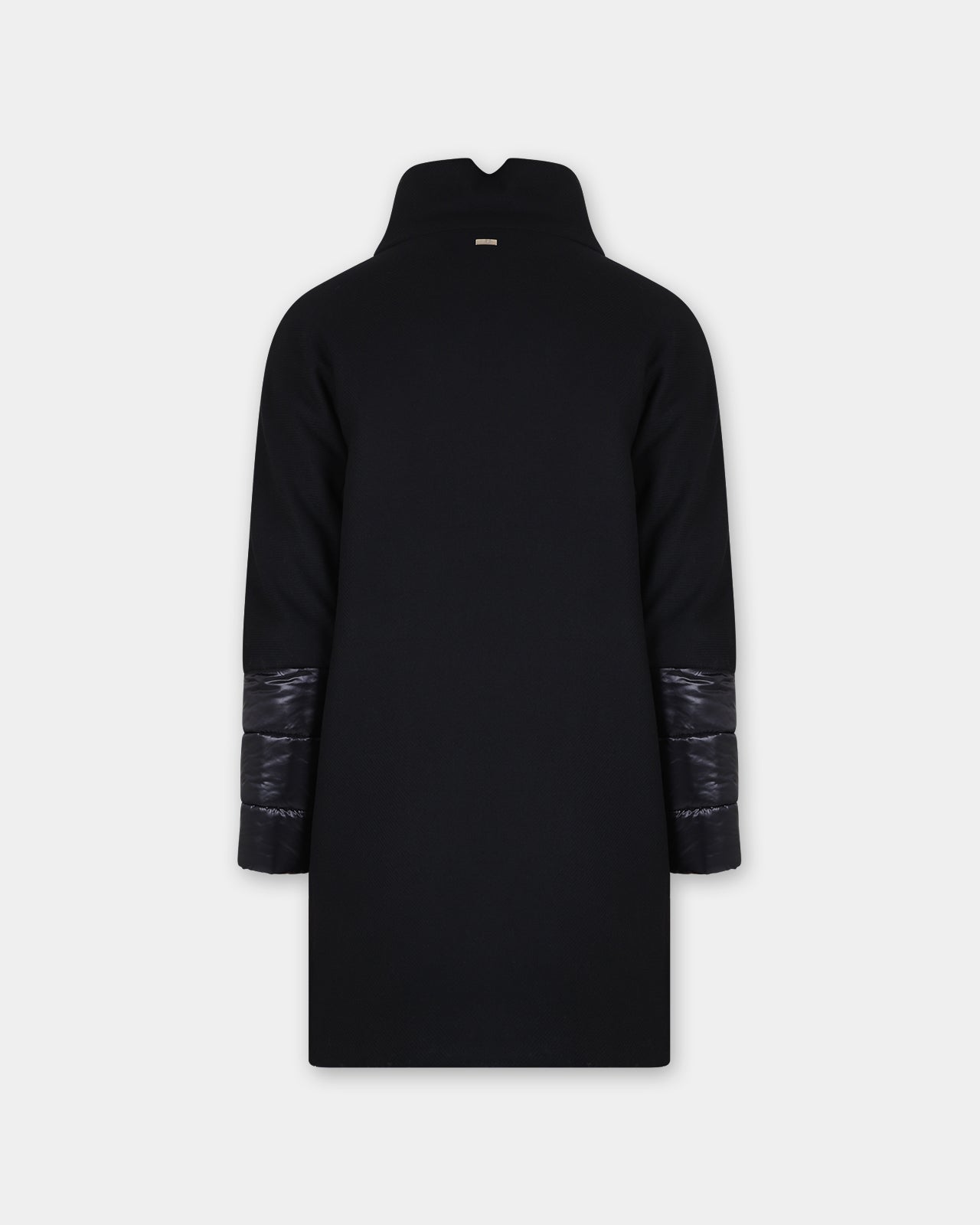 Cappotto nero per bambina con logo,Herno Kids,CA000014G 33344 9300