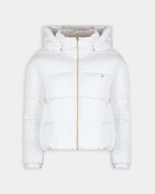 Piumino bianco per bambina con logo,Herno Kids,PI000159G 20045 1000