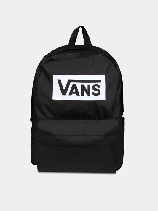 Zaino nero per bambino con iconico logo per bambini,Vans,VN0A7SCHBLK1