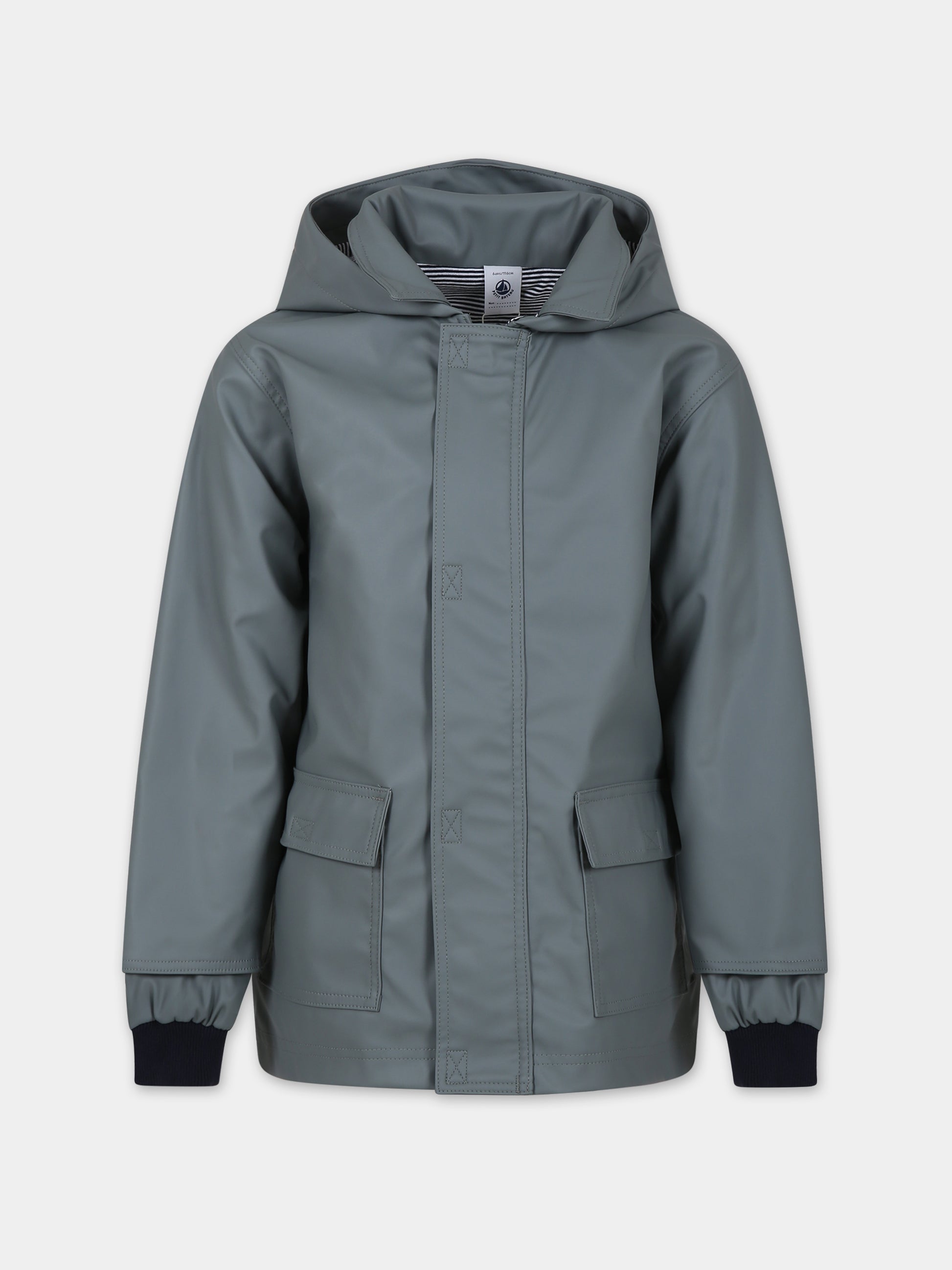 Impermeabile verde per bambini,Petit Bateau,A080T 01