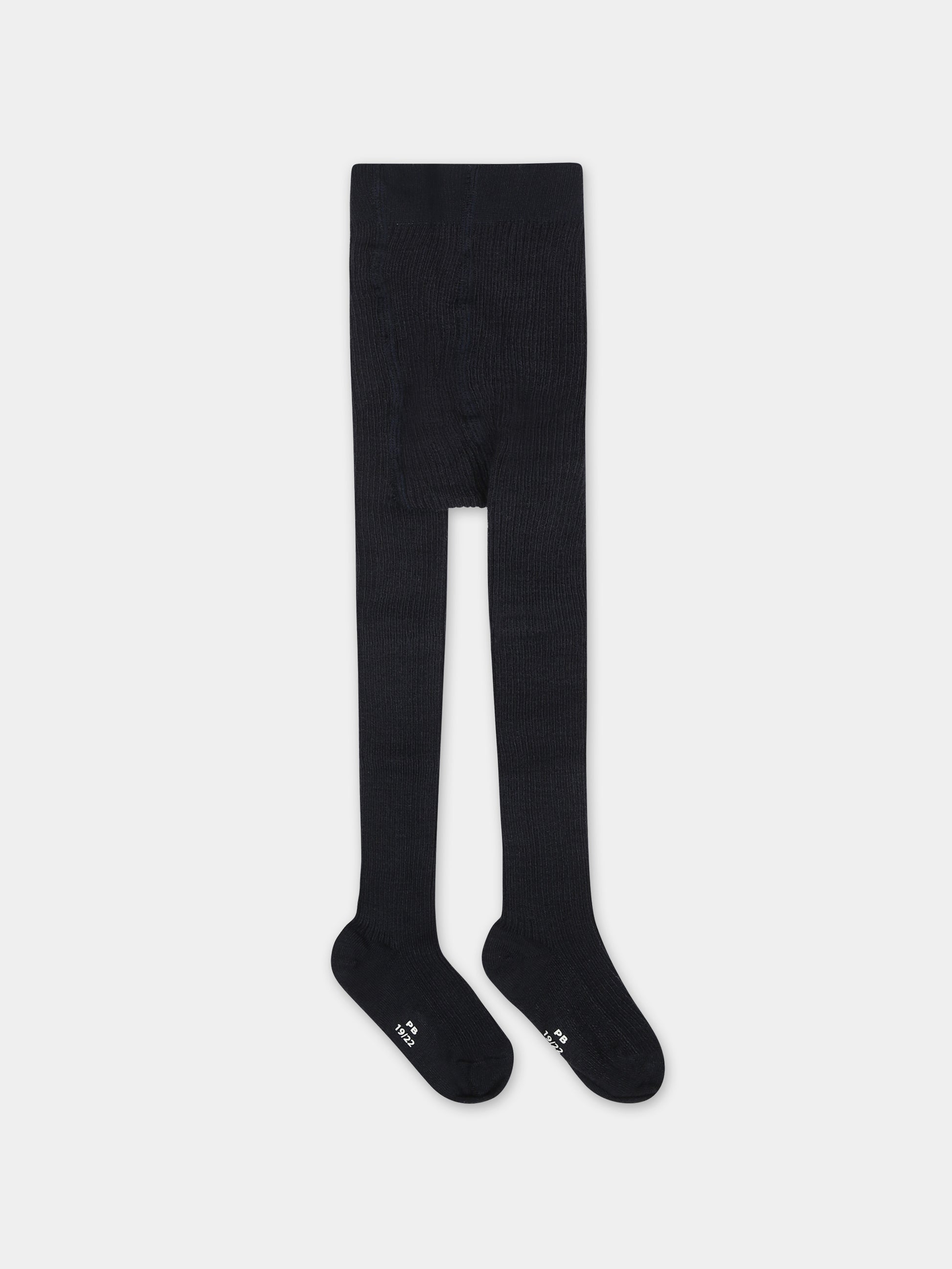 Collant blu per neonata,Petit Bateau,A08H3 01