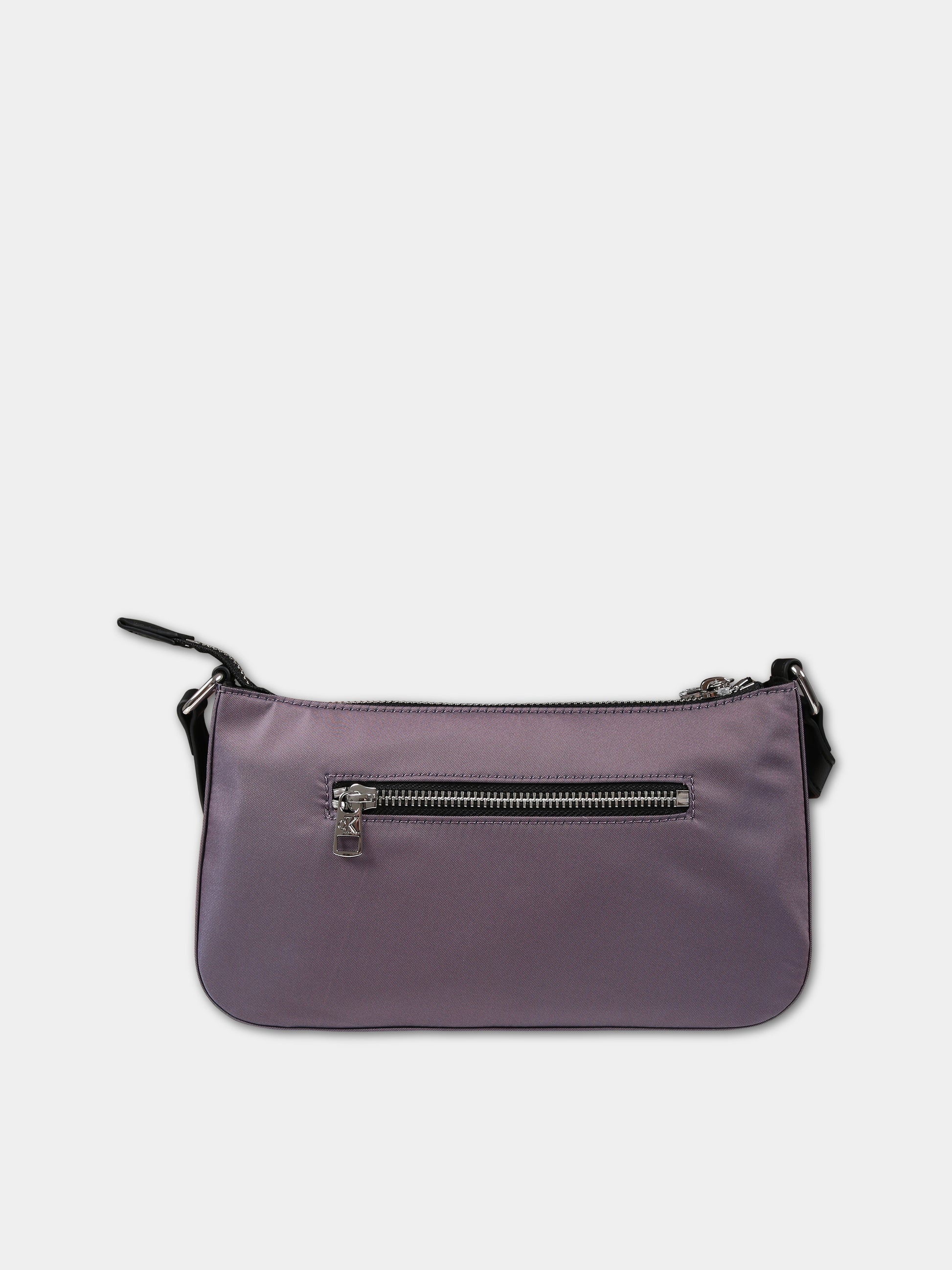 Borsa viola per bambina con logo,Calvin Klein Kids,23WMCKIU0IU00499 VAC