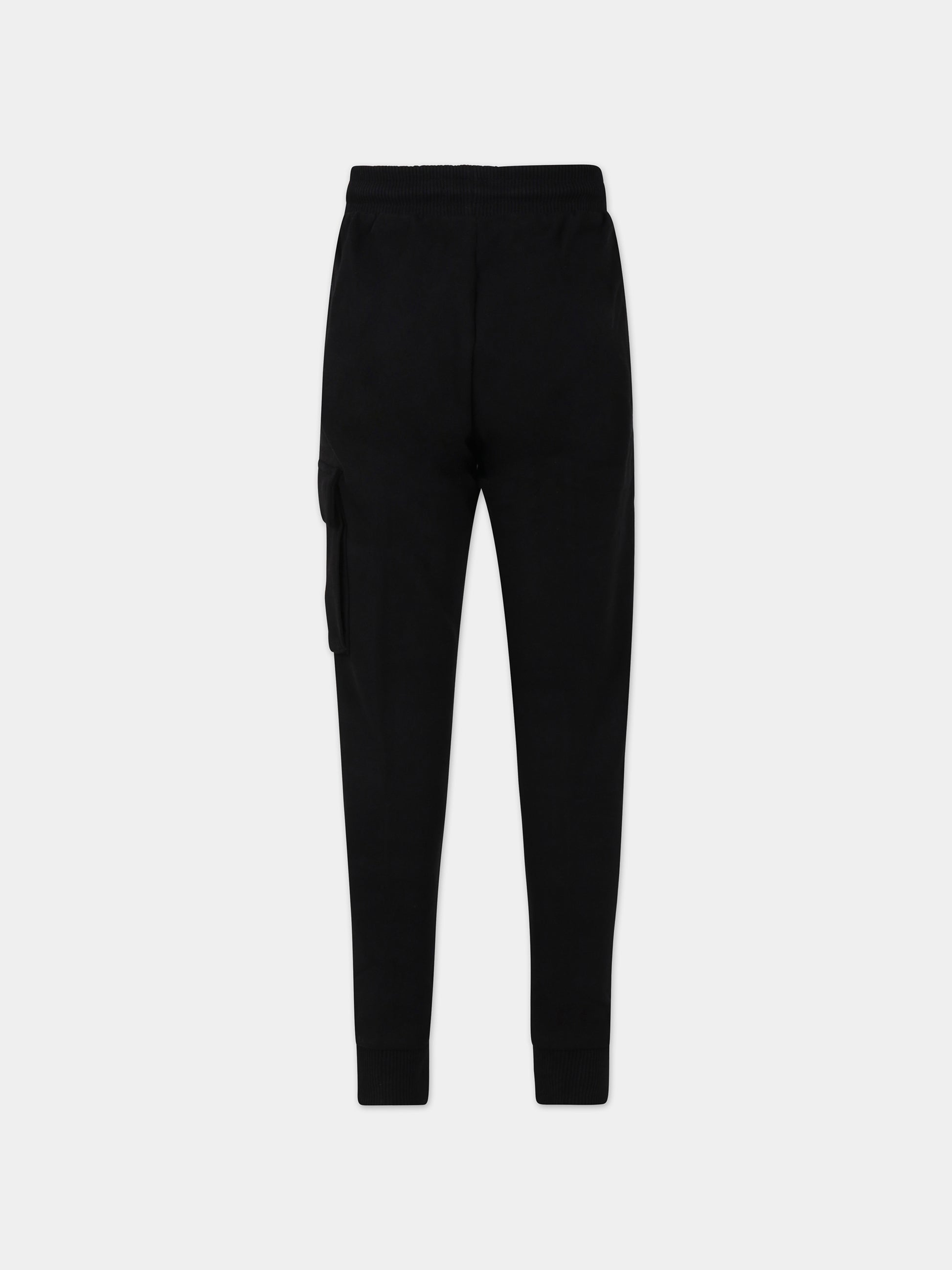Pantaloni neri per bambino con logo,Calvin Klein Kids,23WMCKIB0IB01600 BEH