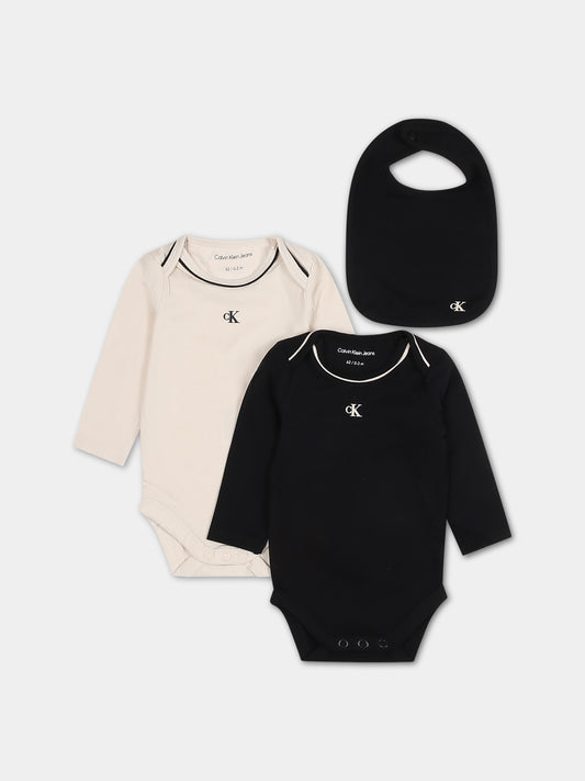 Set multicolor per neonati con logo,Calvin Klein Kids,23WMCKIN0IN00111 0F4