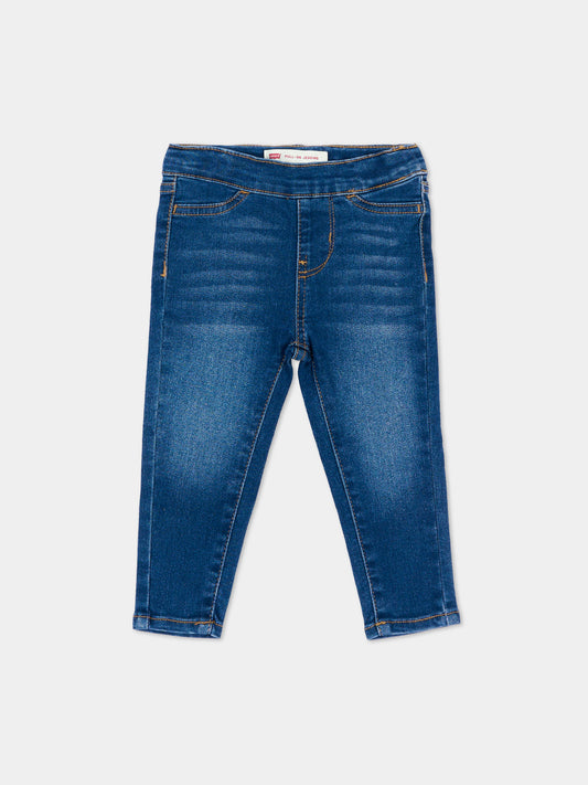 Jeans celeste per neonata,Levi's Kids,1E0238 M8K