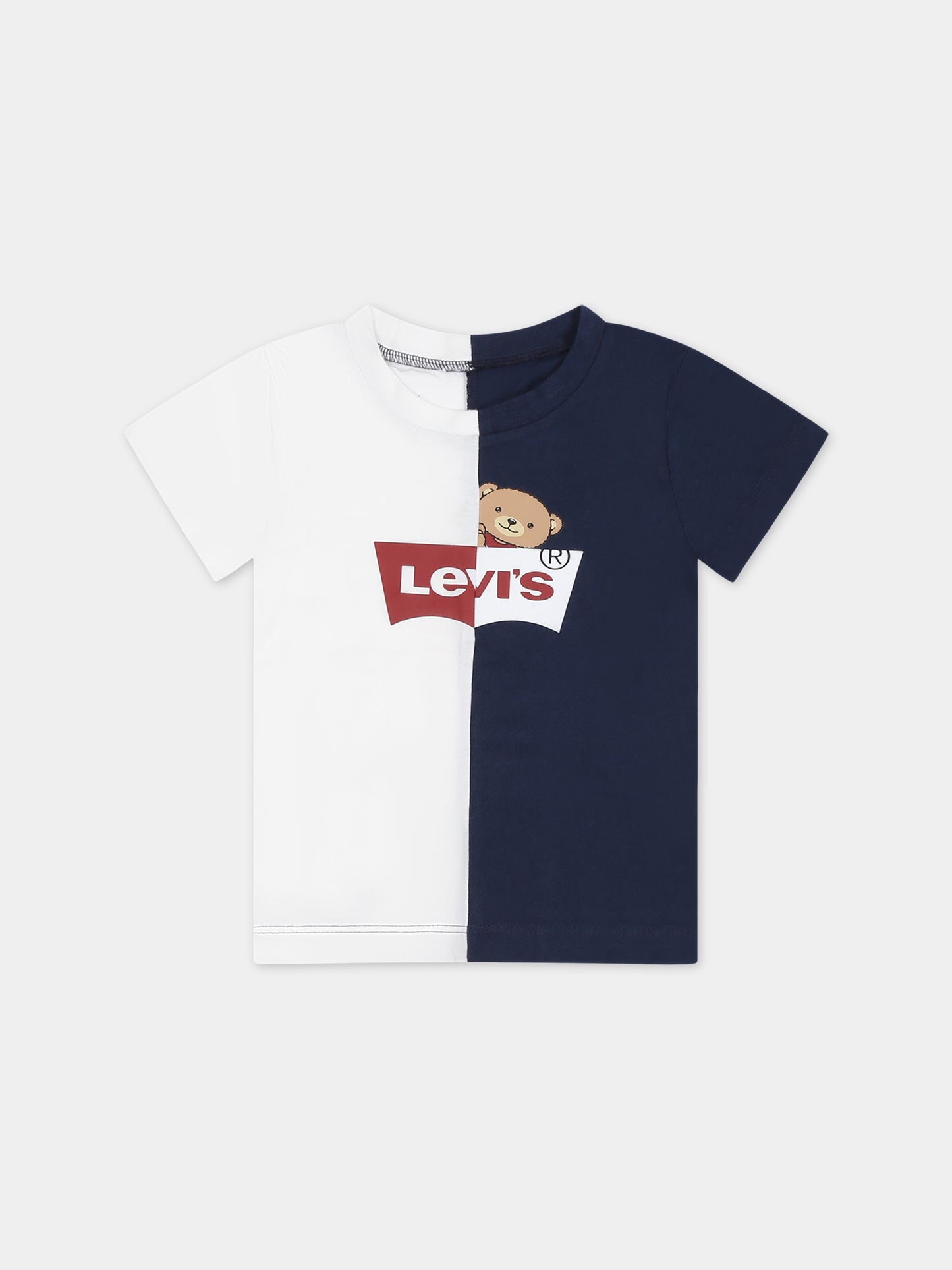 T-shirt multicolor per neonato con logo,Levi's Kids,23WMLK6EJ081 C8D