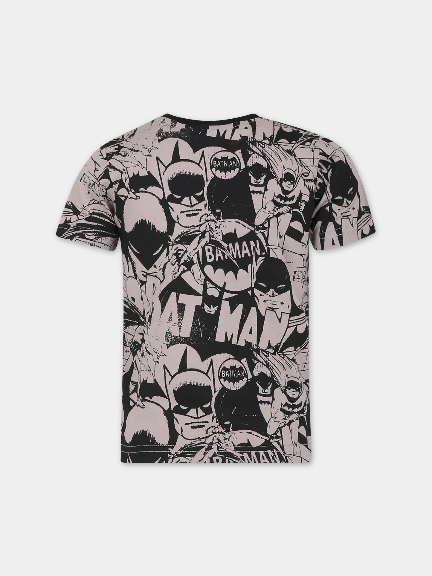 T-shirt multicolor per bambino con logo,Dkny,D55008 09B