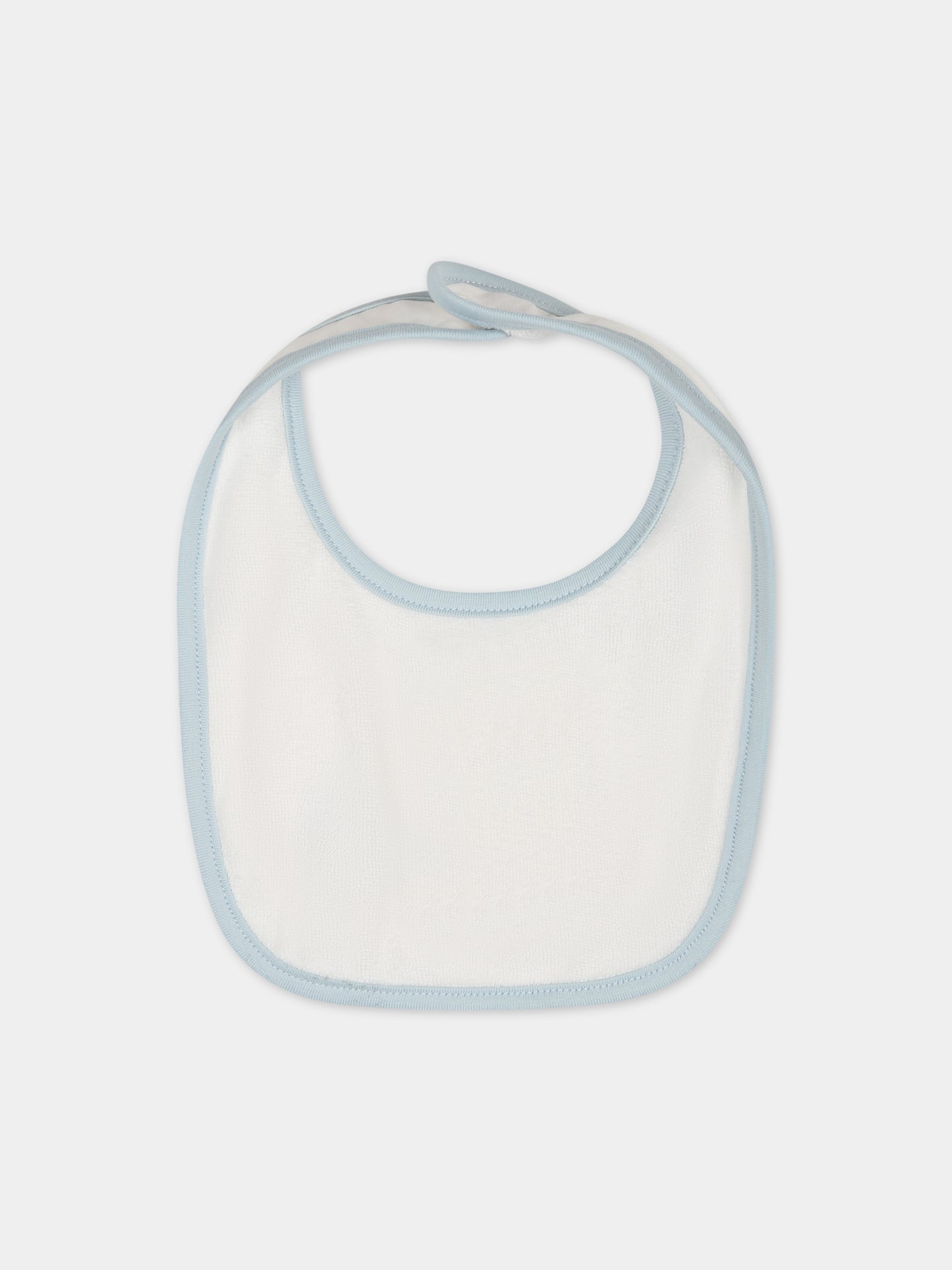 Set celeste con logo per neonato,Fendi Kids,BUK110 ST8 F19J4