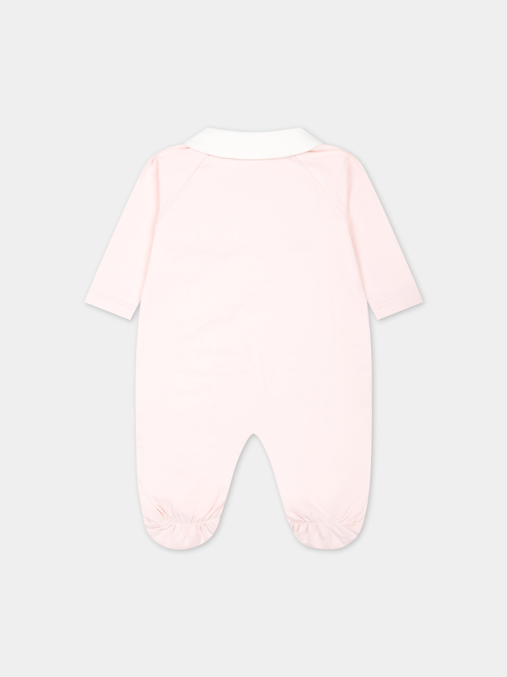 Set rosa con logo per neonata,Fendi Kids,BUK110 ST8 F0C11