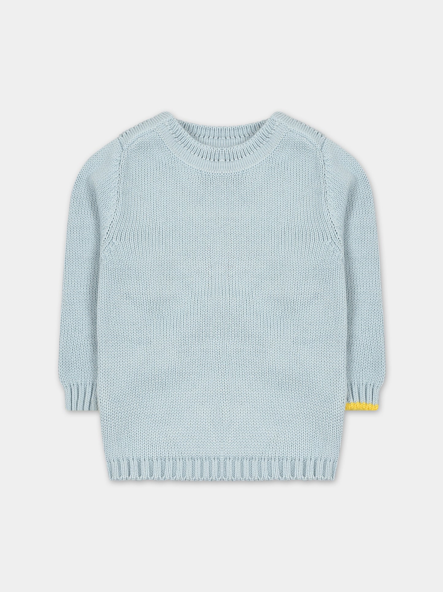 Maglione azzurro per neonato,Gensami,GIR01-B-CUORE