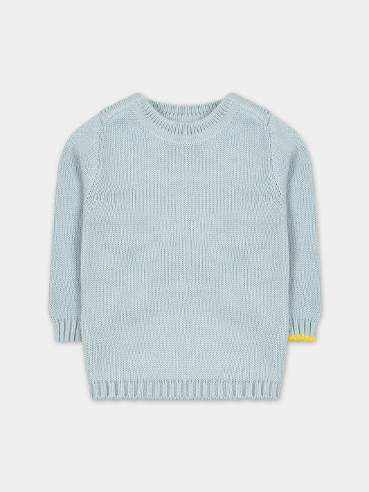 Maglione azzurro per neonato,Gensami,GIR01-B-CUORE