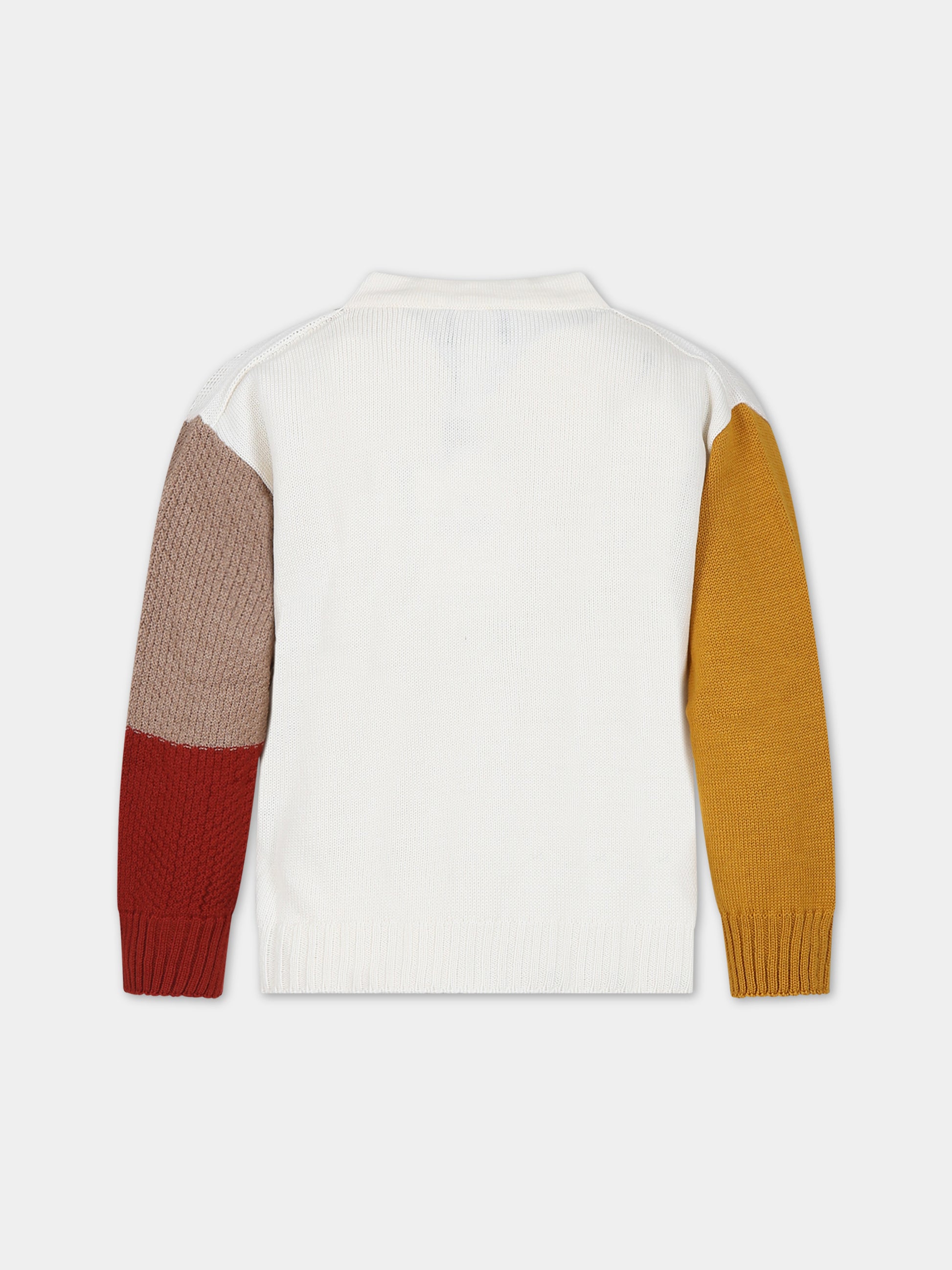 Cardigan avorio per bambina,Paade Mode,234206638
