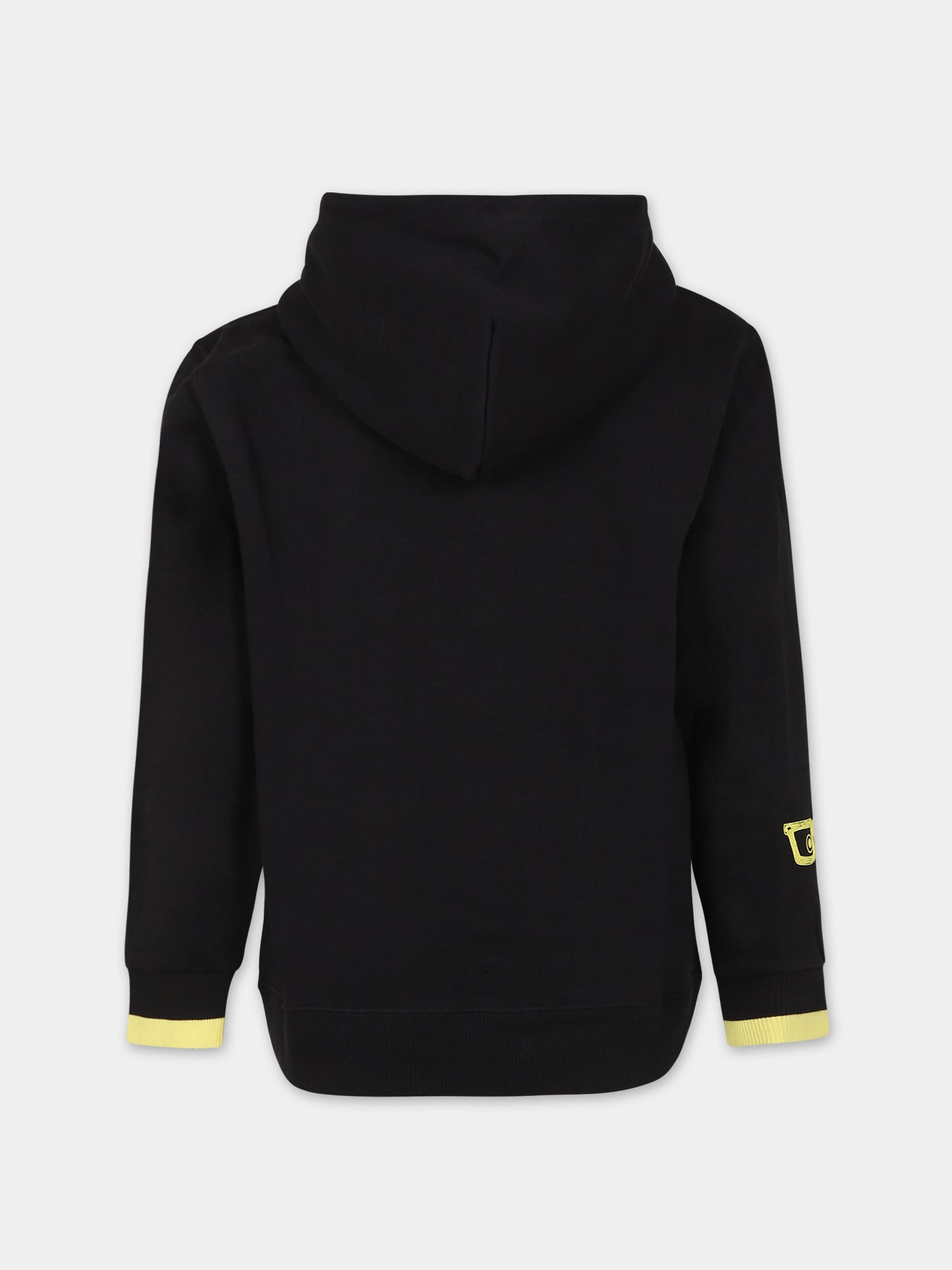 Felpa nera per bambini con Spongebob,Puma,23WMPU622218 01