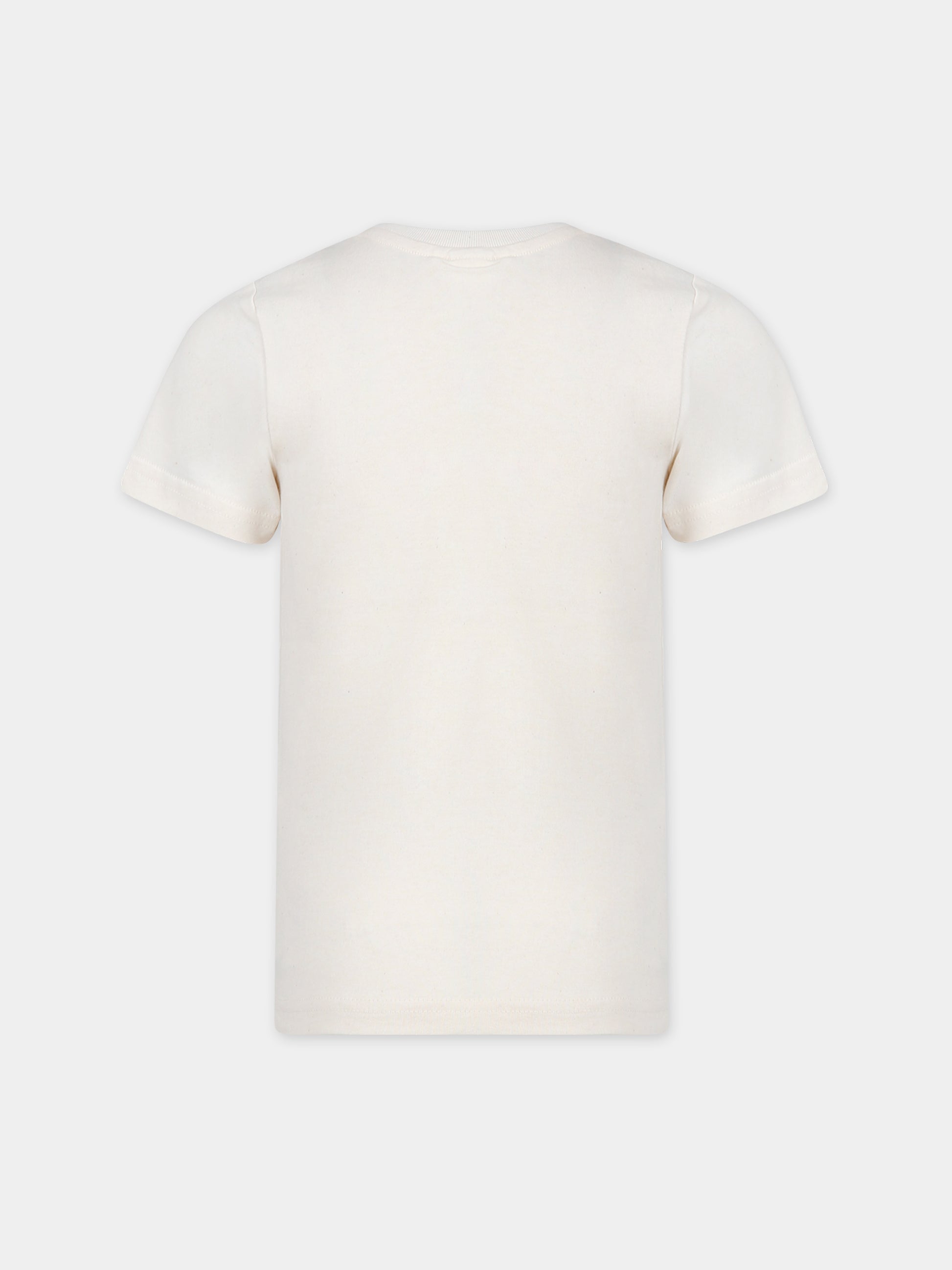 T-shirt avorio per bambini con Puffi,Puma,23WMPU622981 99