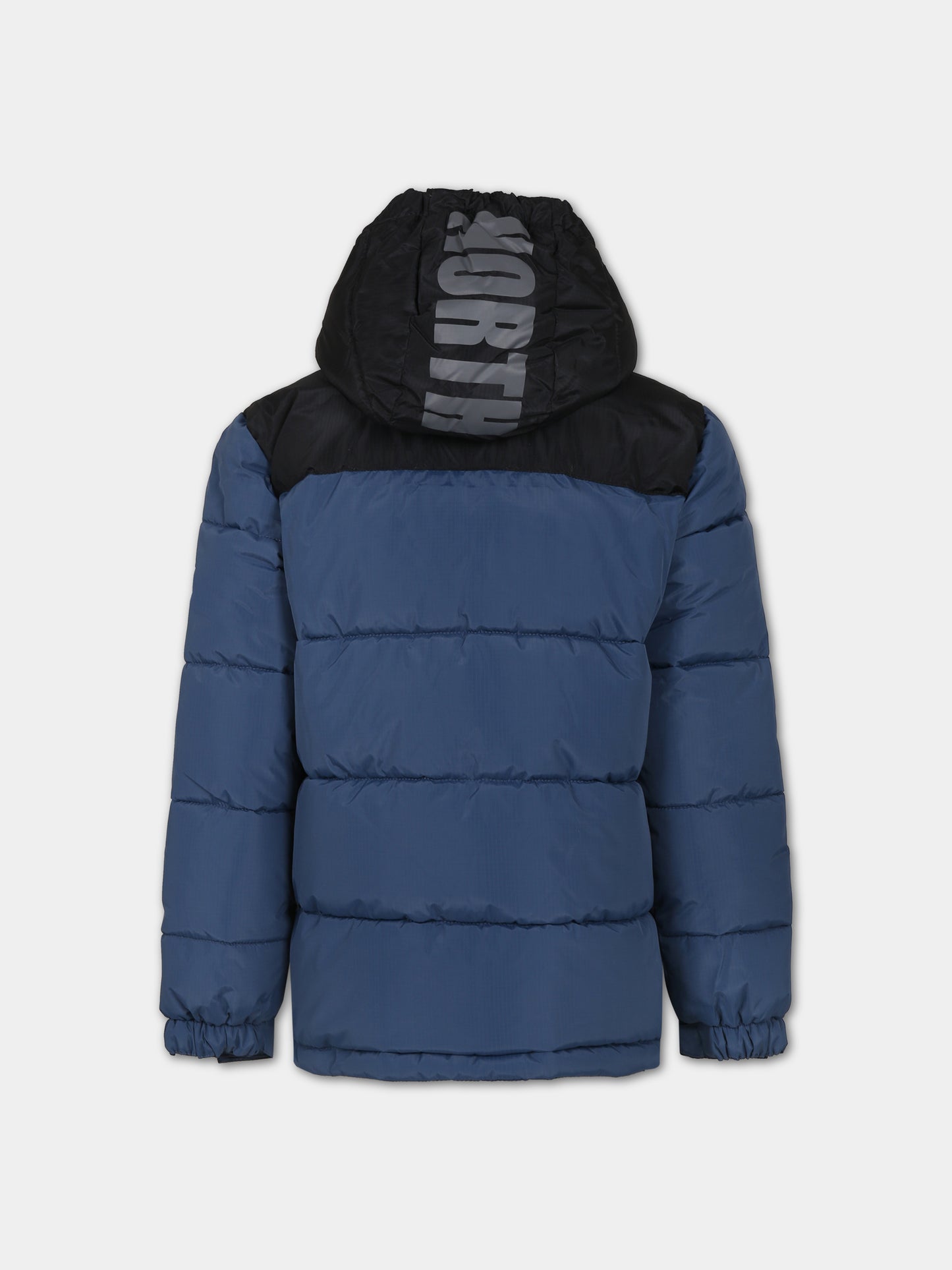 Piumino blu per bambino con logo,North Sails,701912 000 C001