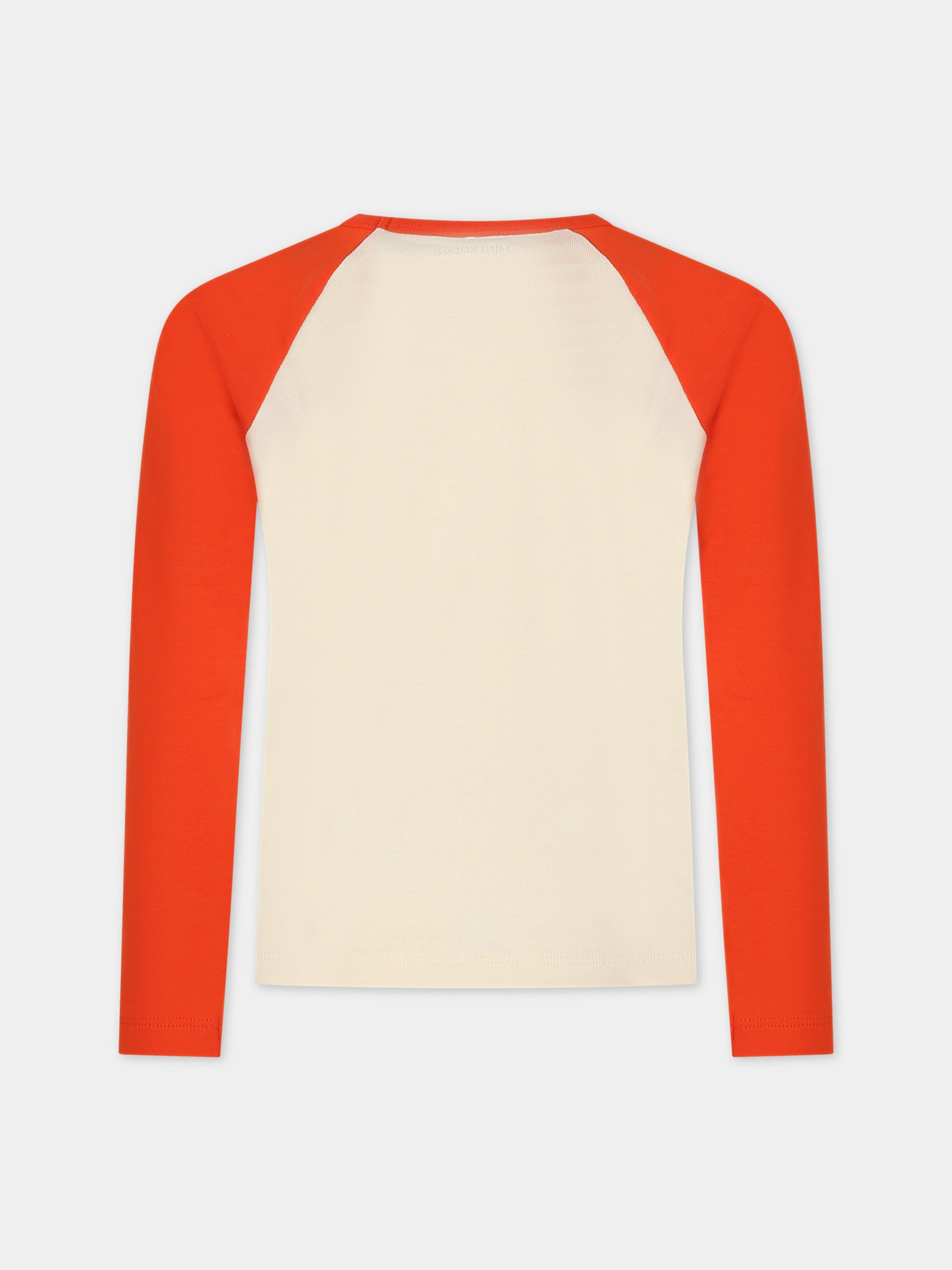 T-shirt avorio per bambini con cane,Mini Rodini,2412013842