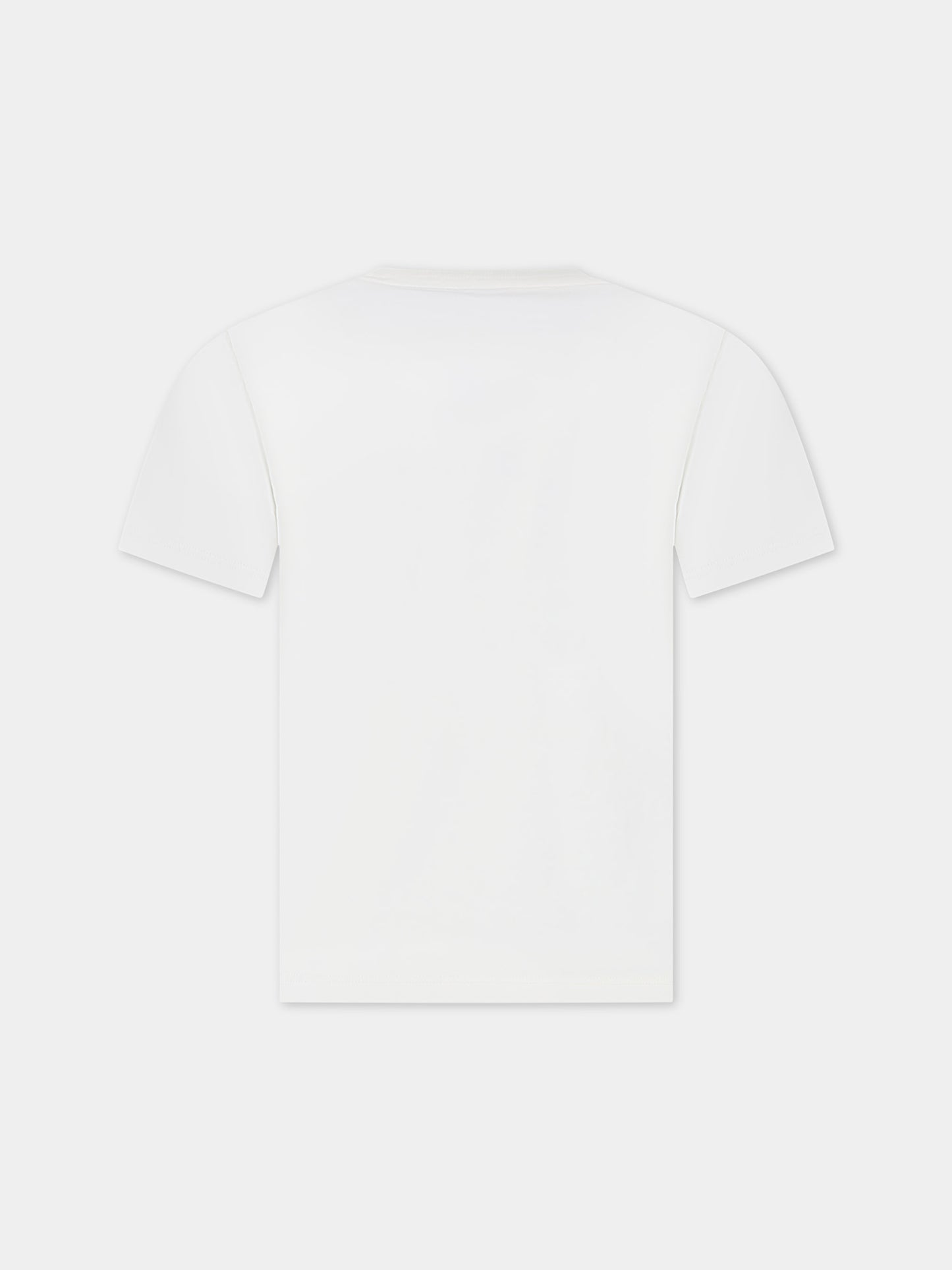 T-shirt avorio per bambina con logo,Bonpoint,S04GTSK00010 104