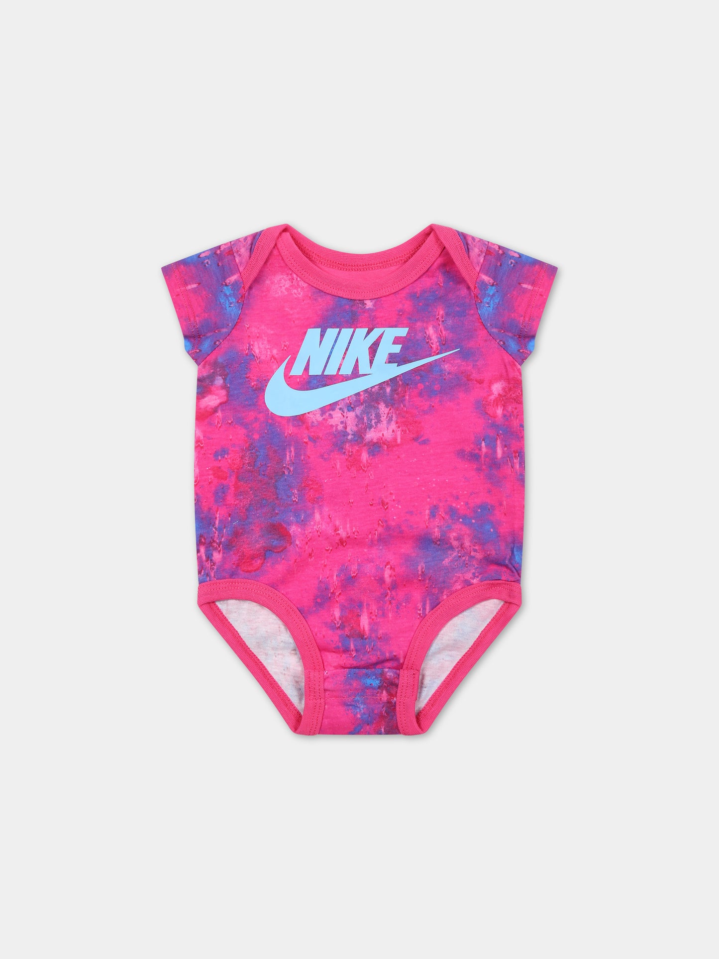 Completo fucsia per neonata con swoosh,Nike,06L659 BJB