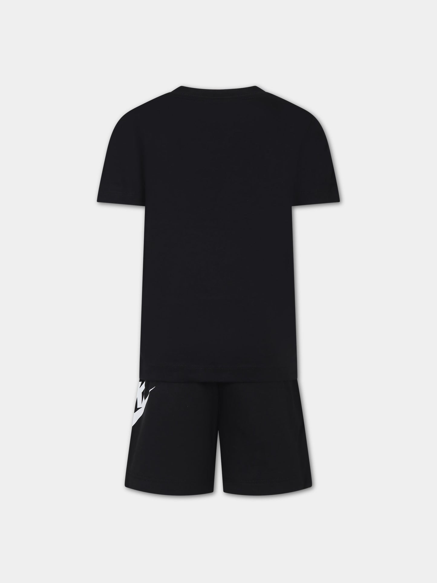 Completo nero per bambino con logo,Nike,86L596 023