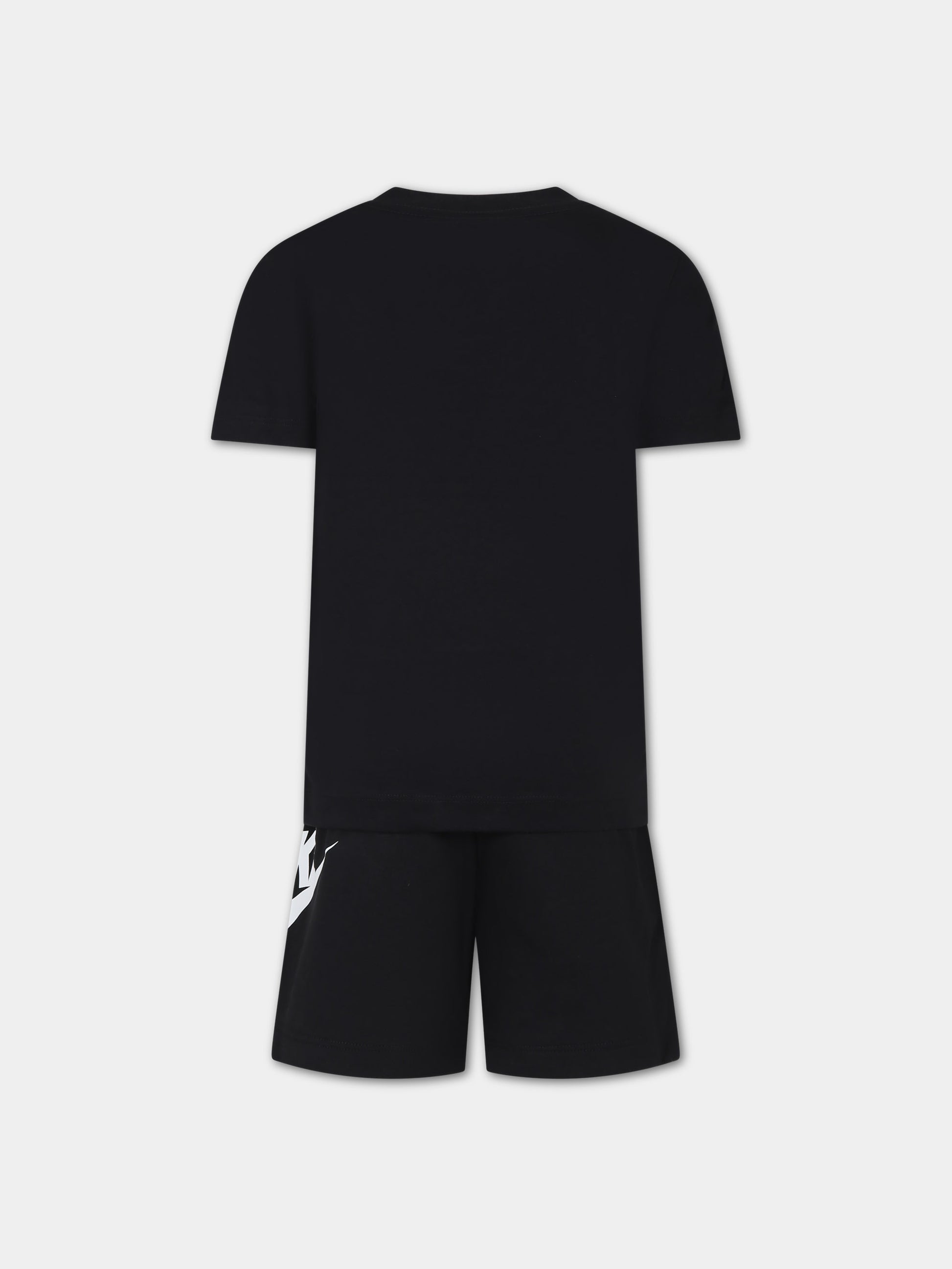 Completo nero per bambino con logo,Nike,86L596 023