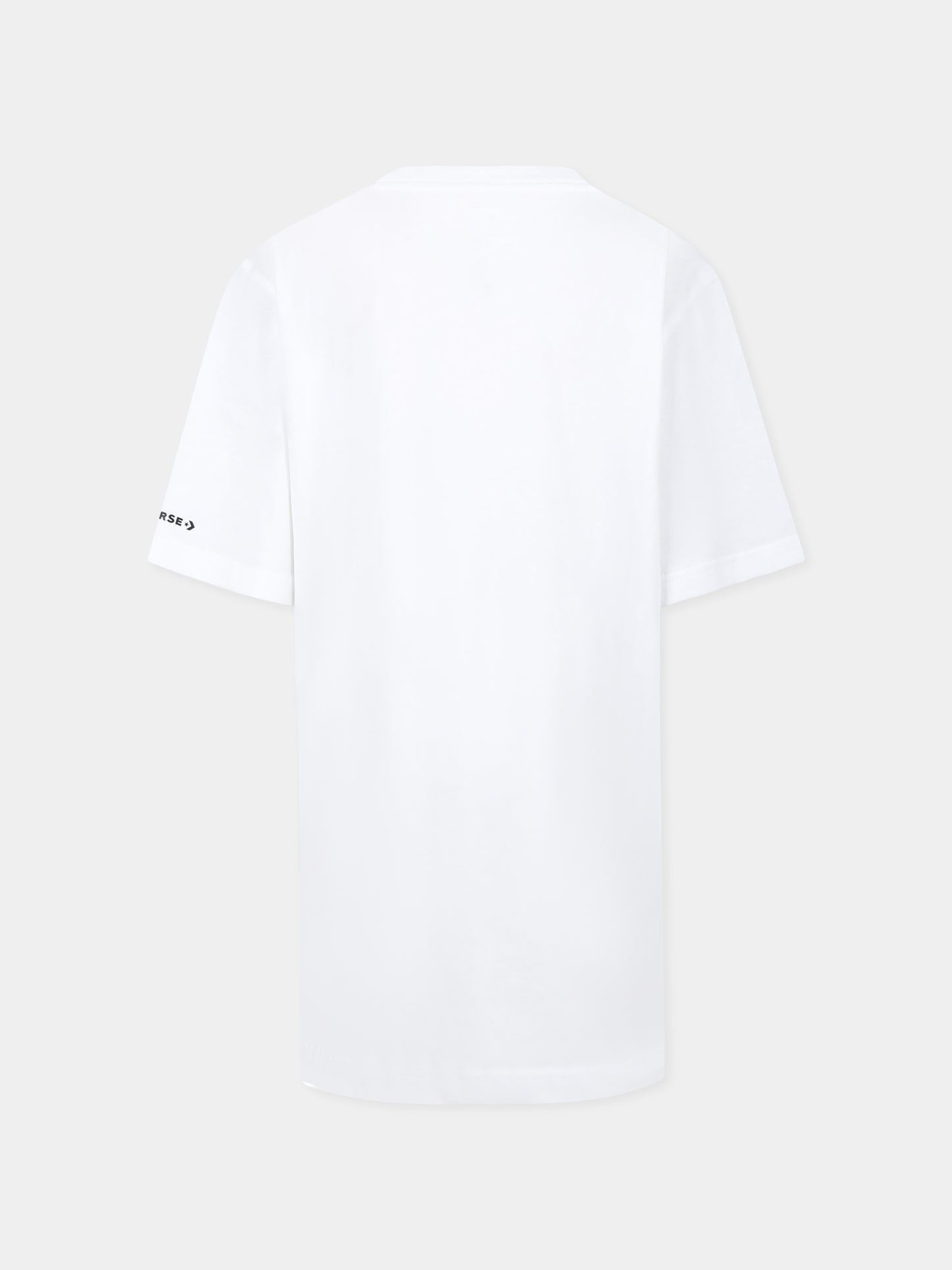 White t-shirt for boy with logo