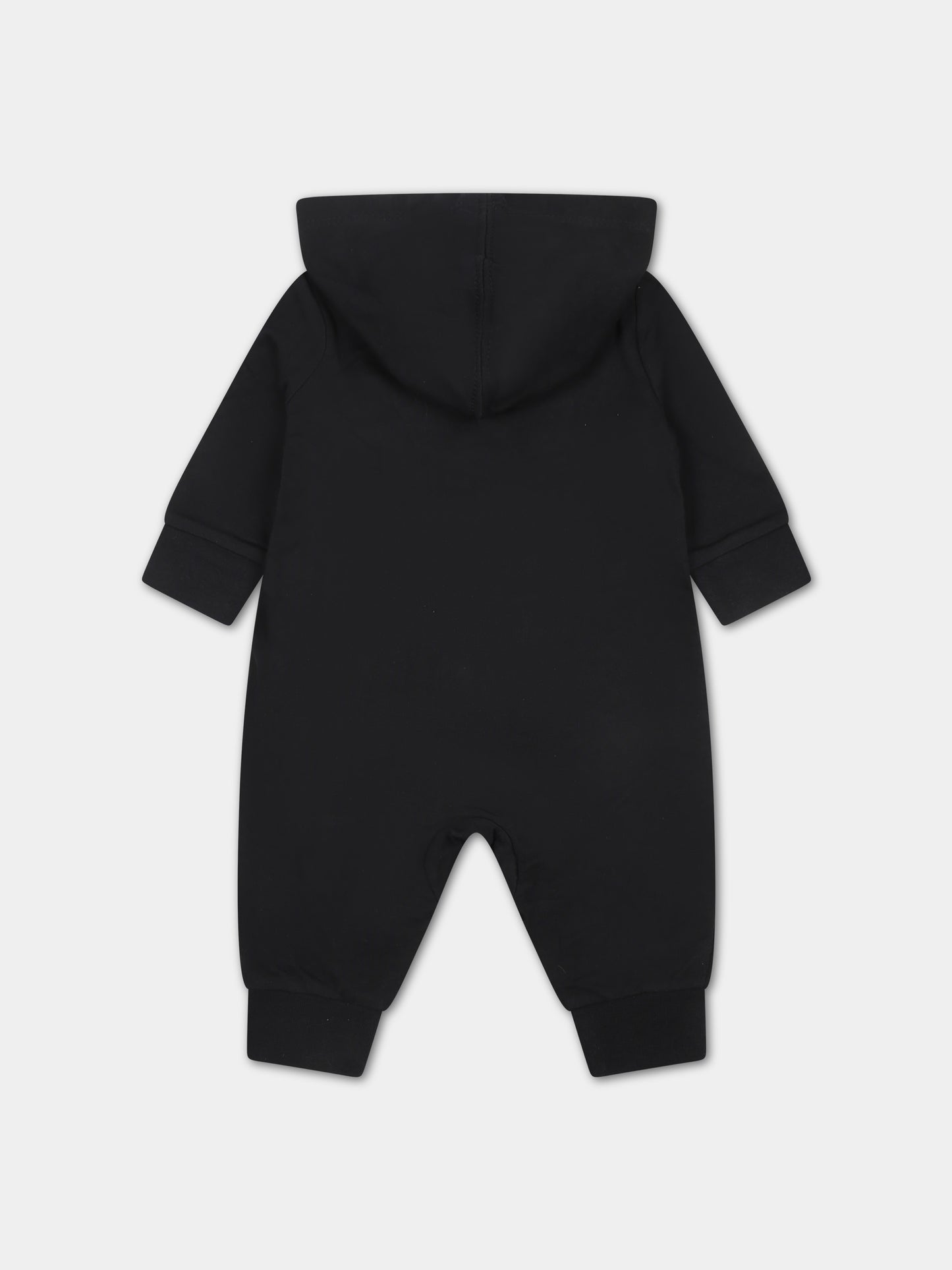 Tutina nera per neonato con iconico Jumpman,Jordan,55A594 023