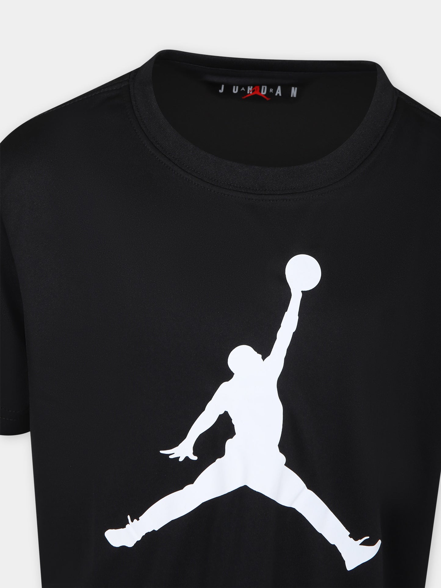 T-shirt nera per bambino con iconico Jumpman,Jordan,954293 023