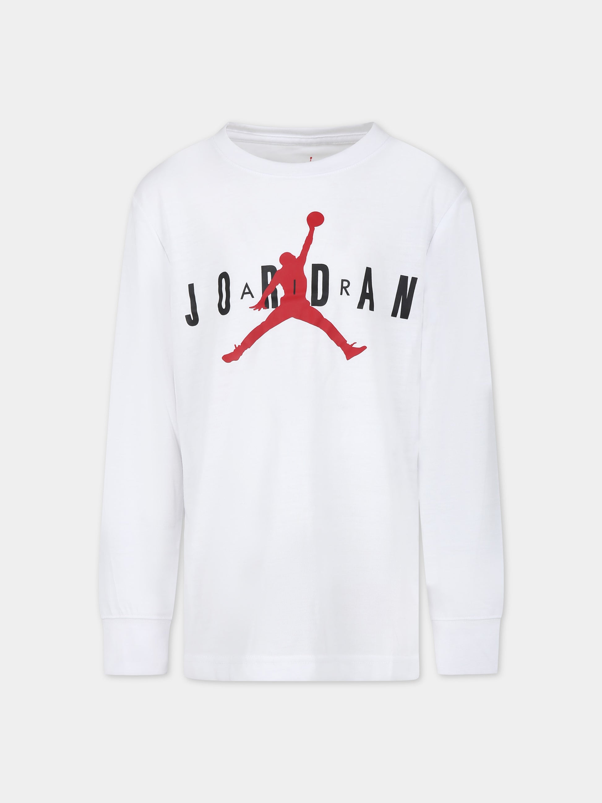 T-shirt bianca per bambino con iconico Jumpman,Jordan,95D131 001