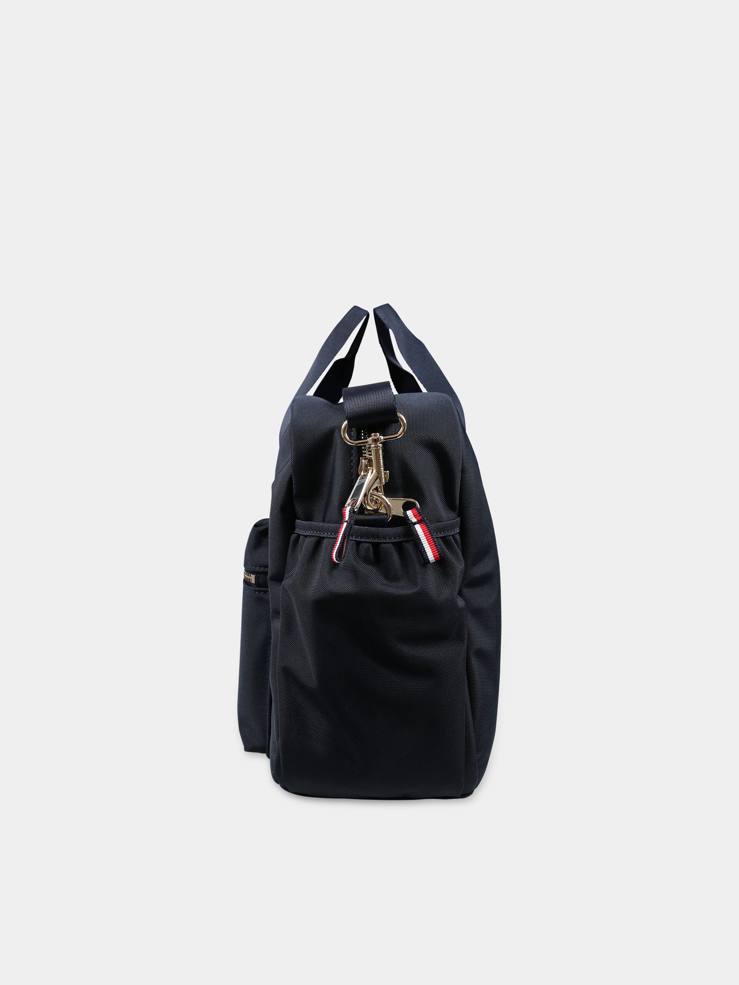 Borsa mamma blu per neonati con logo,Tommy Hilfiger Junior,23FMTAAU0AU01841 DW6