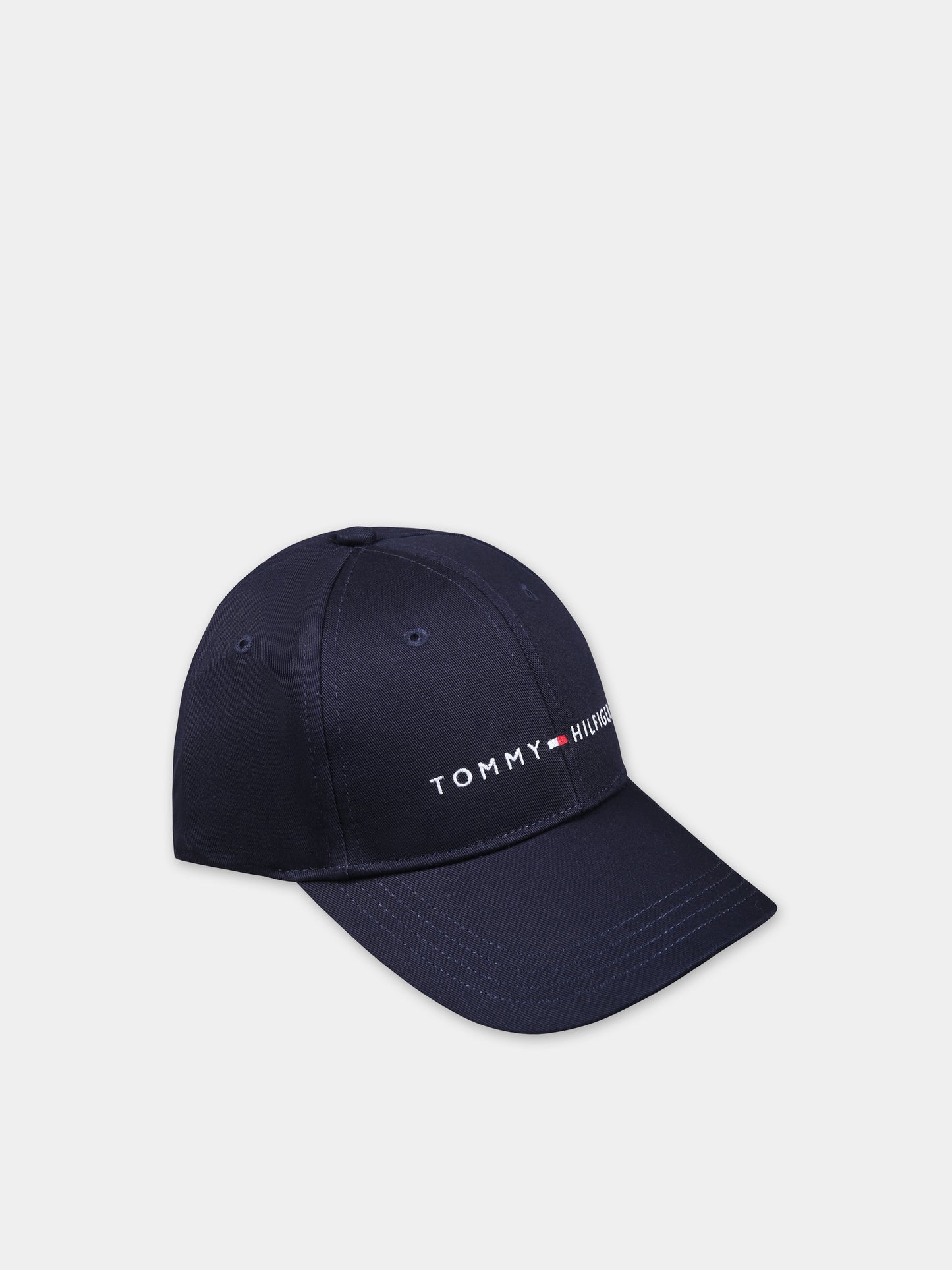 Cappello blu per bambini con logo,Tommy Hilfiger Junior,23FMTAAU0AU01667 DW6