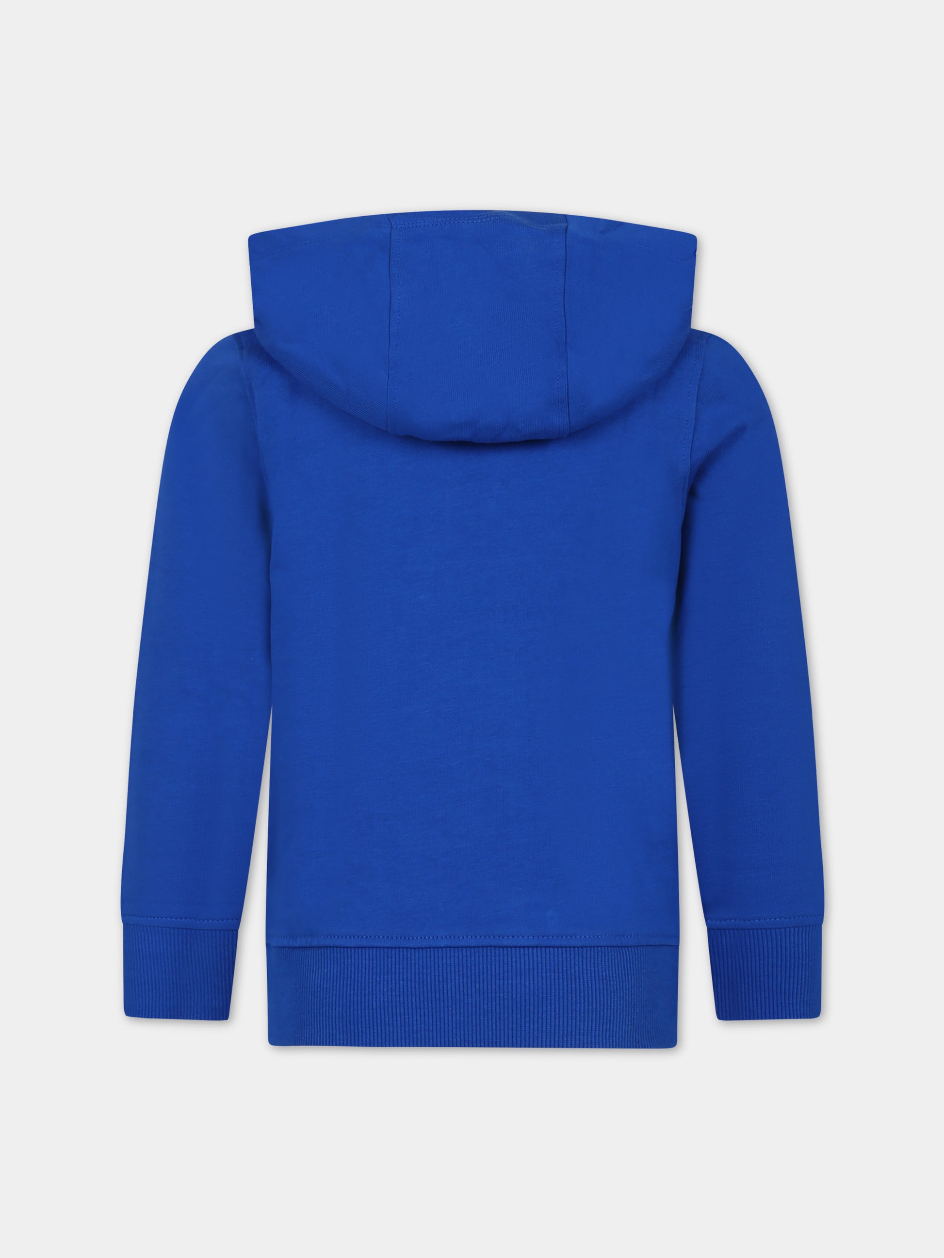 Felpa azzurra per bambino con logo,Tommy Hilfiger Junior,23FMTHKS0KS00205 C66