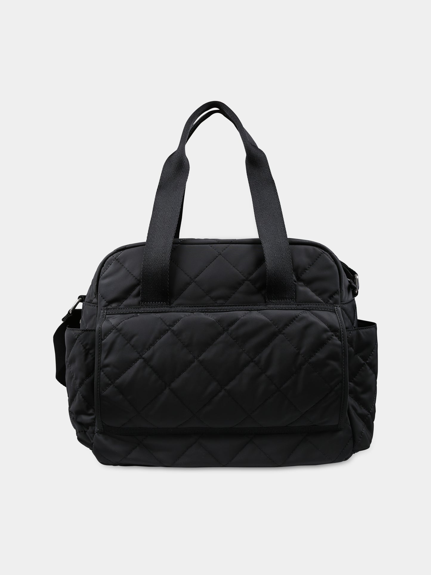 Borsa mamma nera per neonati con logo,Calvin Klein Kids,23FMCKIU0IU00567 BEH