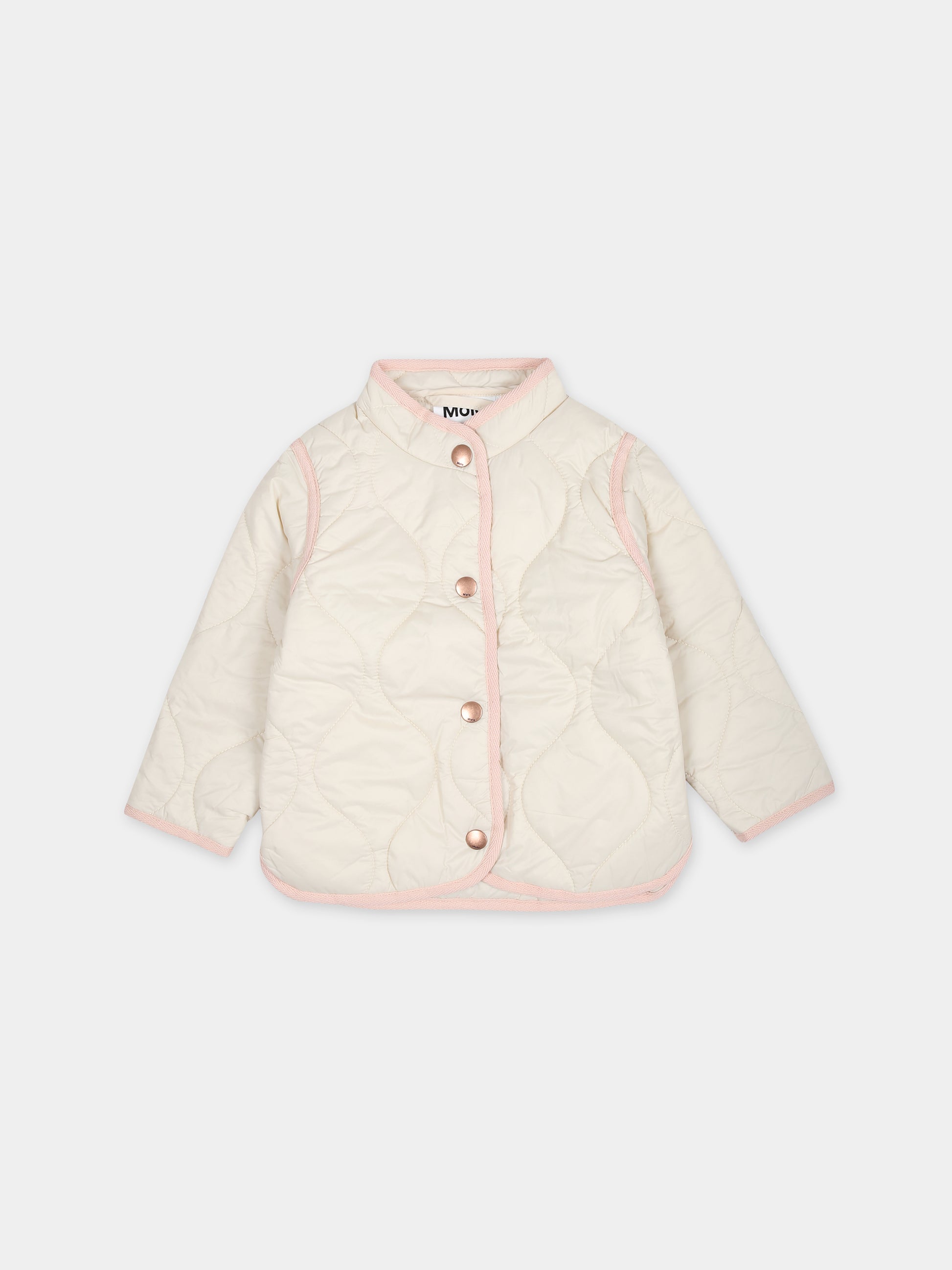 Piumino Harrie avorio per neonata,Molo,5S24M318 8894