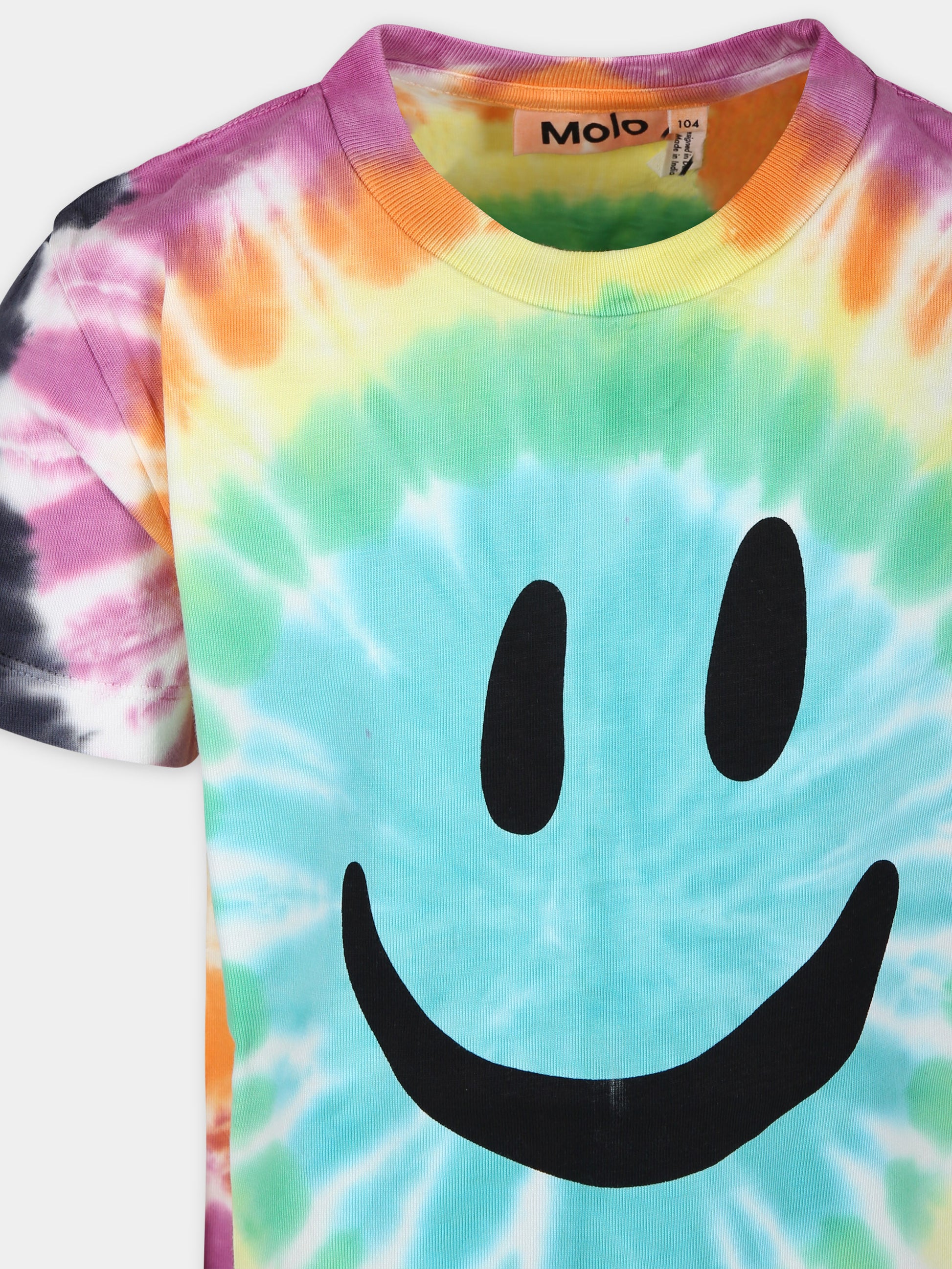 T-shirt multicolor per bambini,Molo,6S24A214 9087