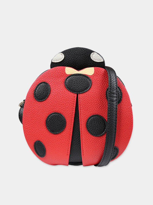 Borsa casual rossa per bambina a forma di coccinella,Molo,7S24V105 3513