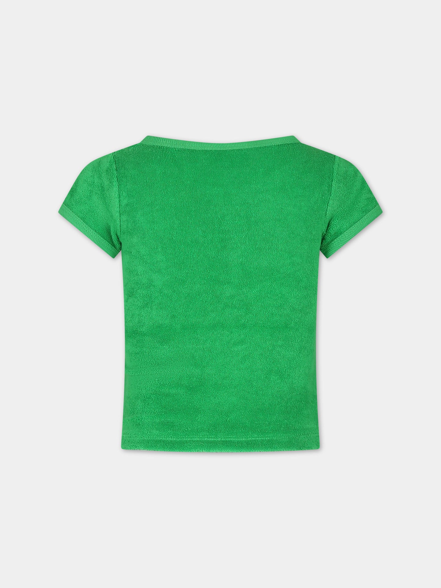 T-shirt verde per bambina,Molo,2S24A205 1368