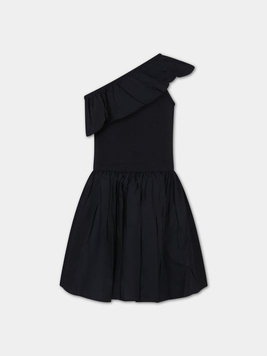Vestito nero per bambina,Molo,2S24E103 0099