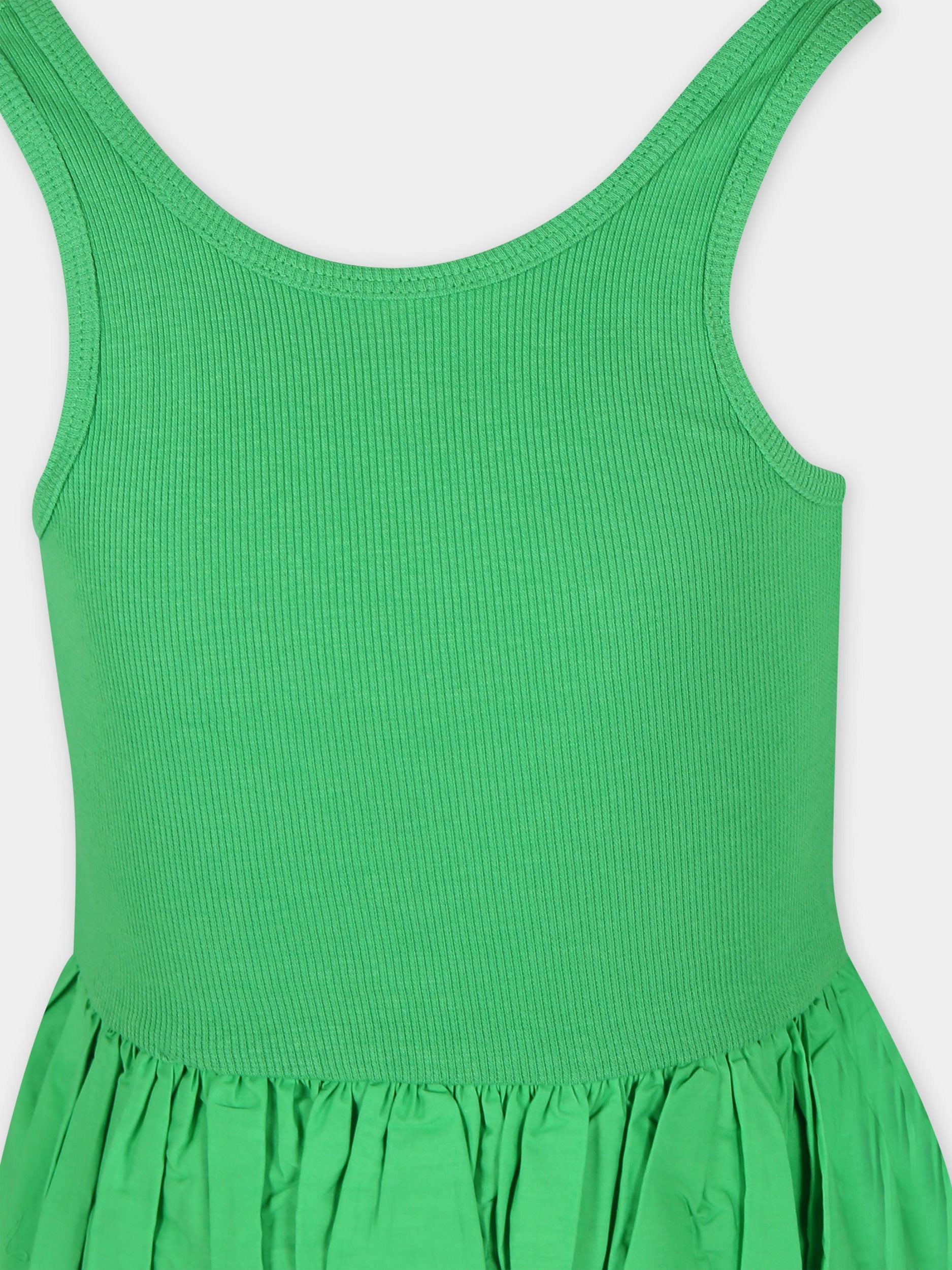 Vestito verde per bambina,Molo,2S24E105 1368