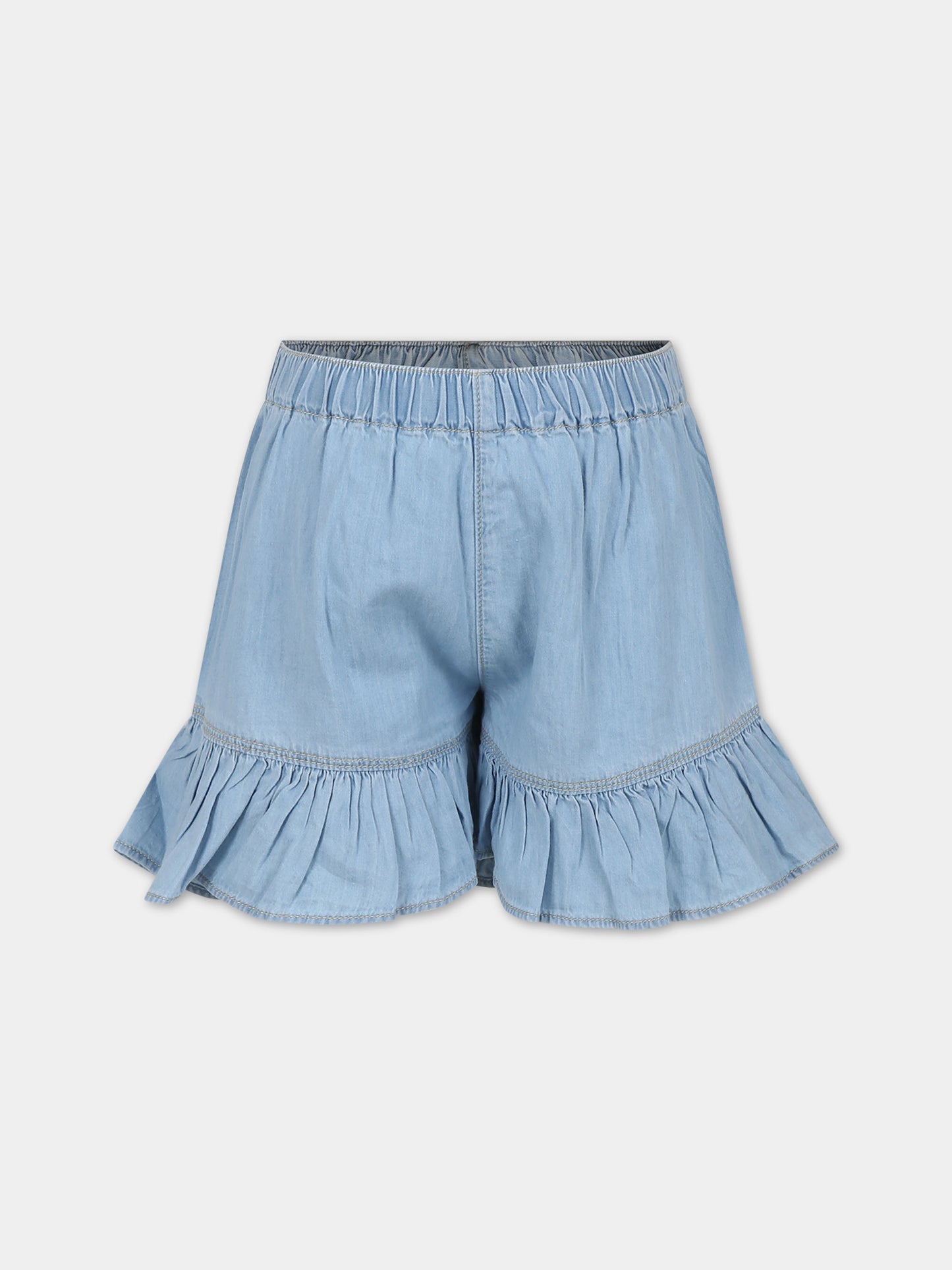 Shorts blu per bambina,Molo,2S24H109 2970