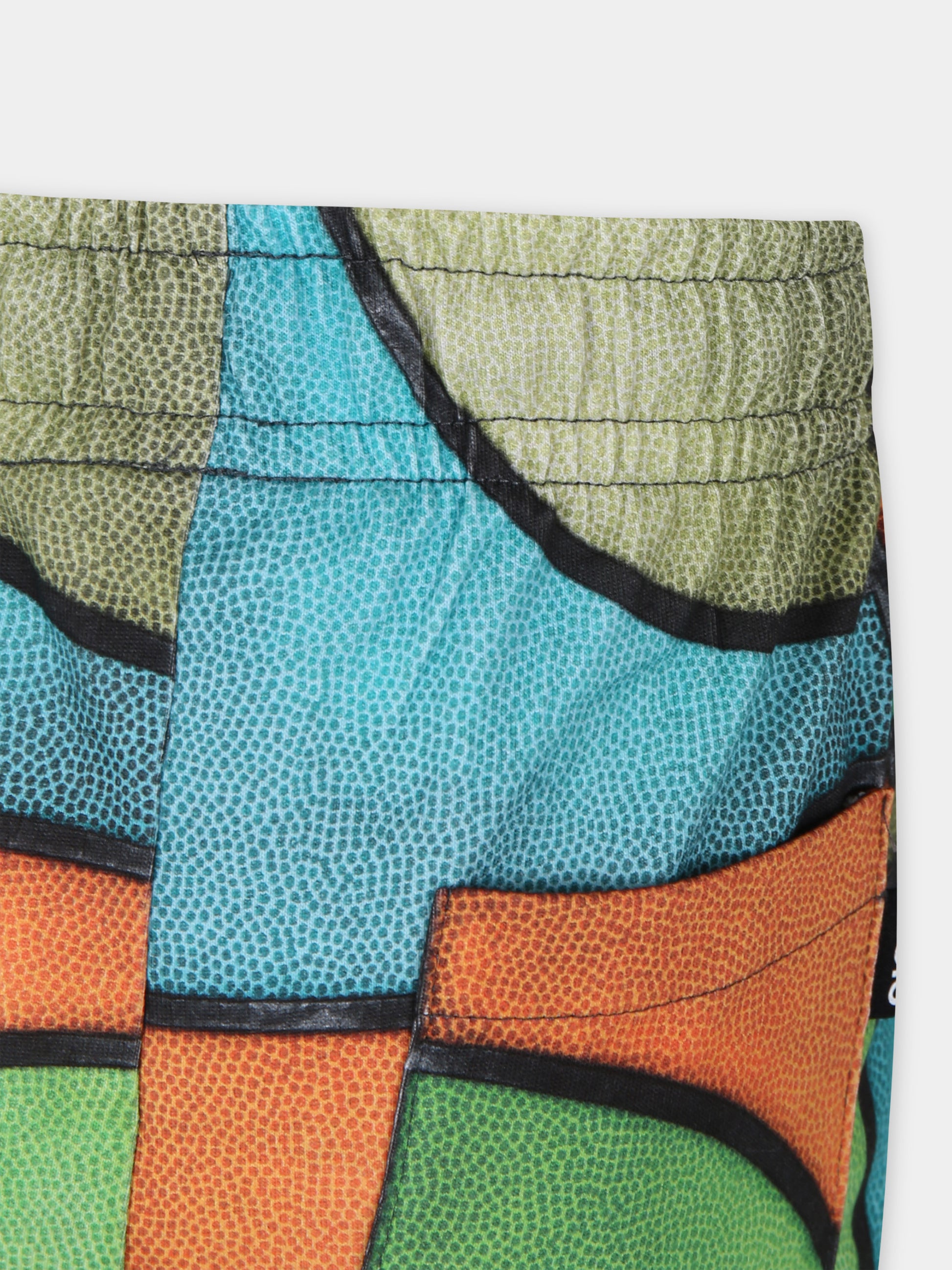 Shorts sportivo Alim per bambino con stampa grafica,Molo,1S24H106 8915