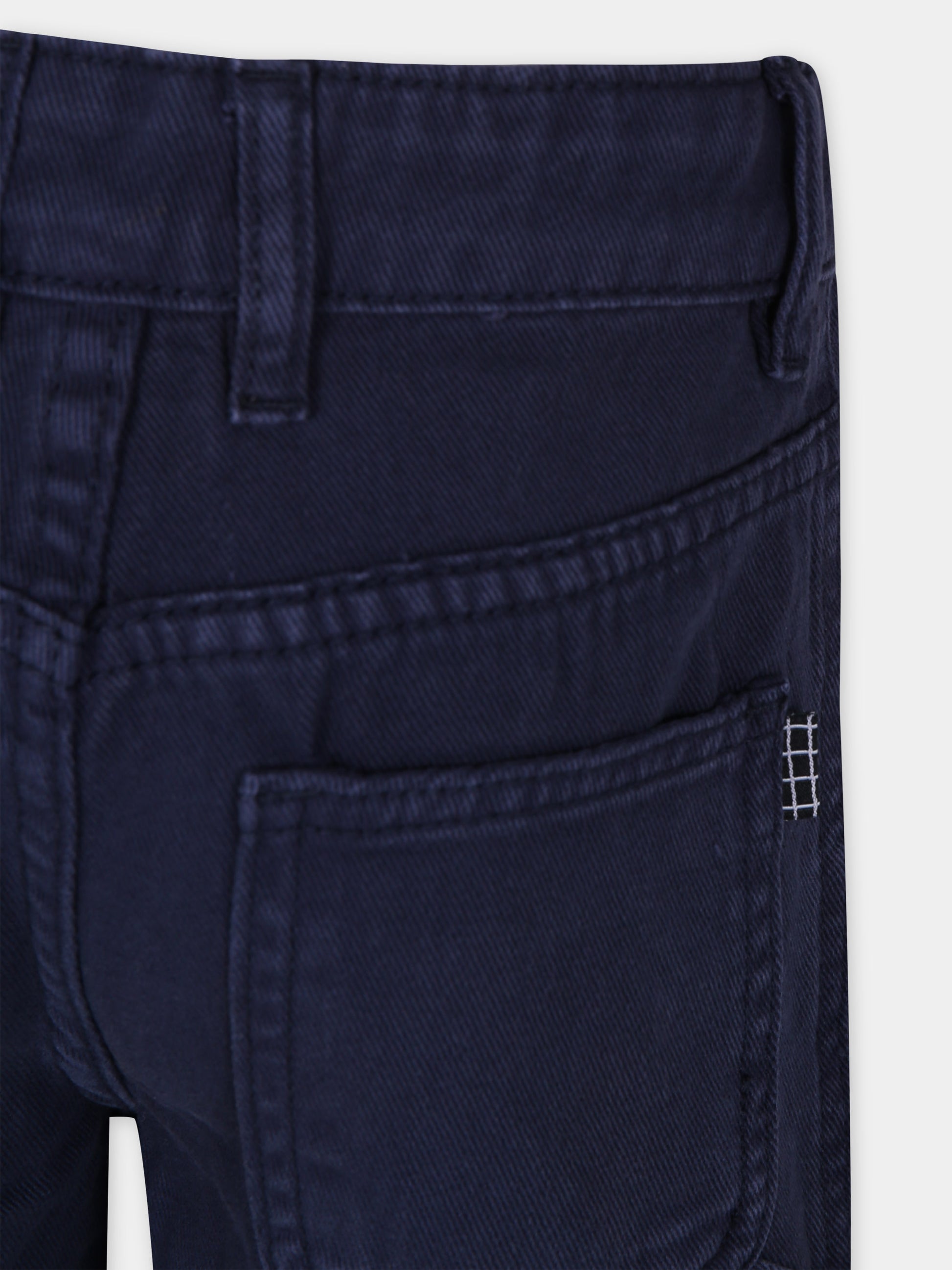 Shorts casual Archie blu per bambino,Molo,1S24H109 8024