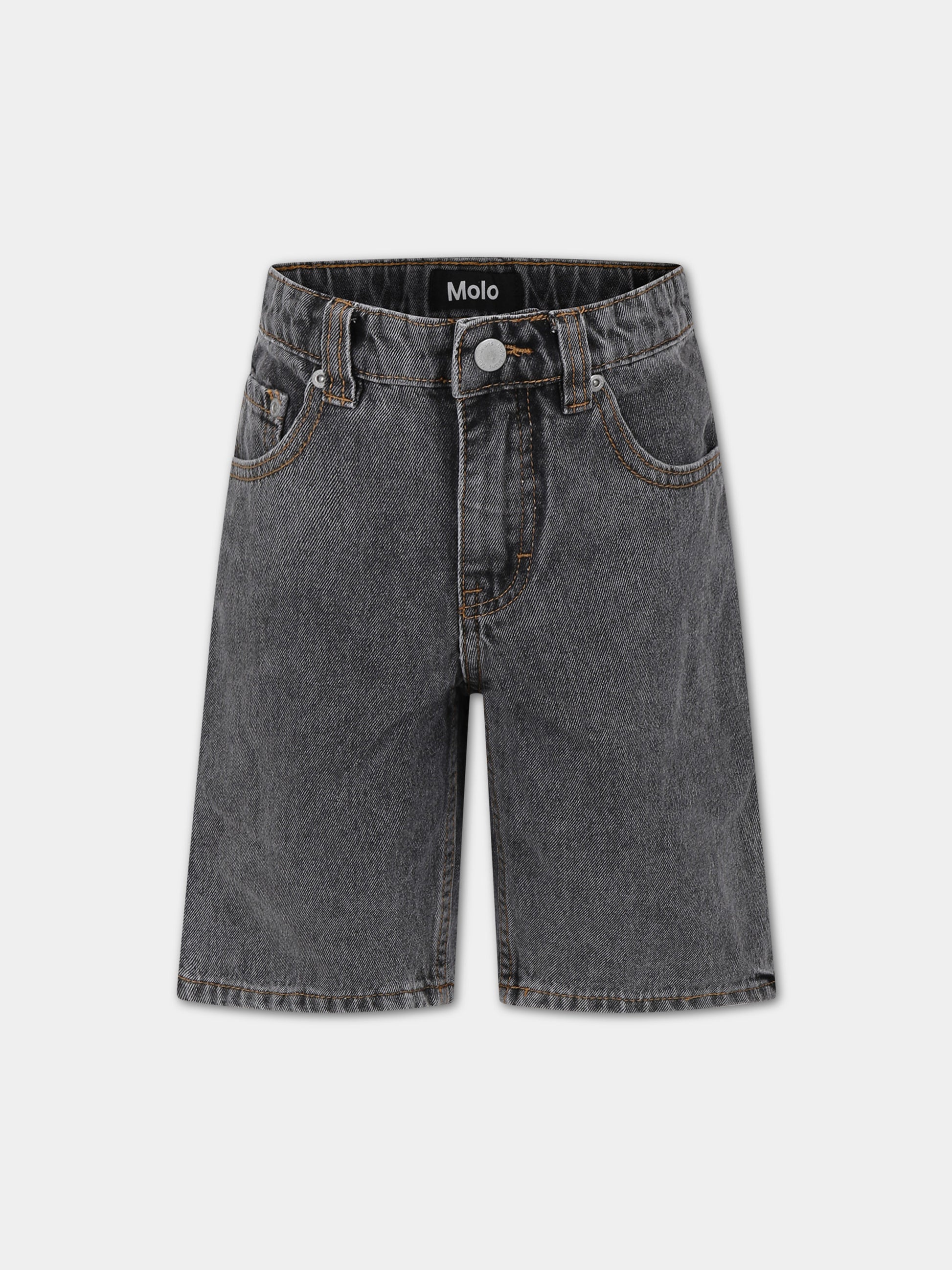 Shorts casual Art nero per bambini,Molo,6S24H104 9090