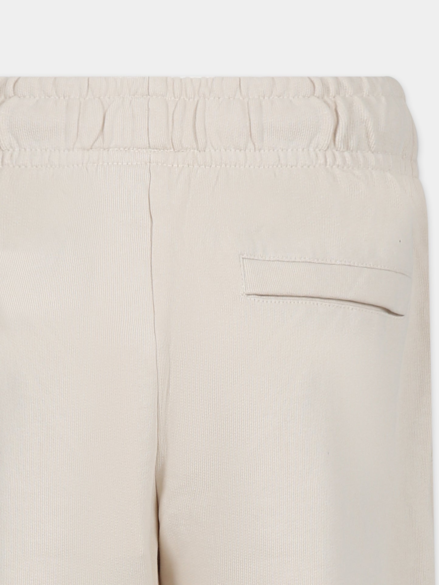 Pantaloni avorio per bambino con stampa fiamme,Molo,1S24I203 3457