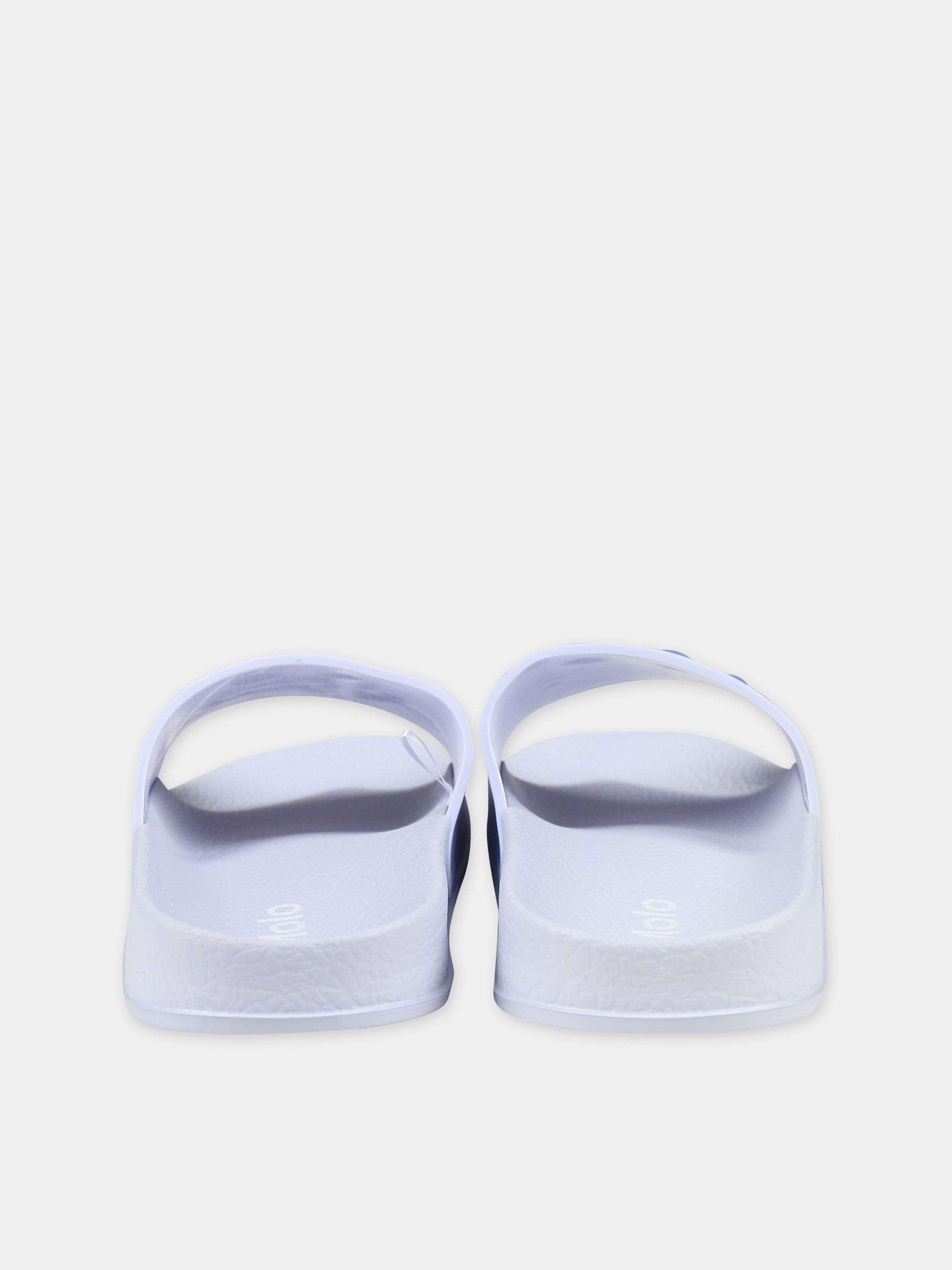 Ciabatte celesti per bambini con smile,Molo,7S24U202 3403