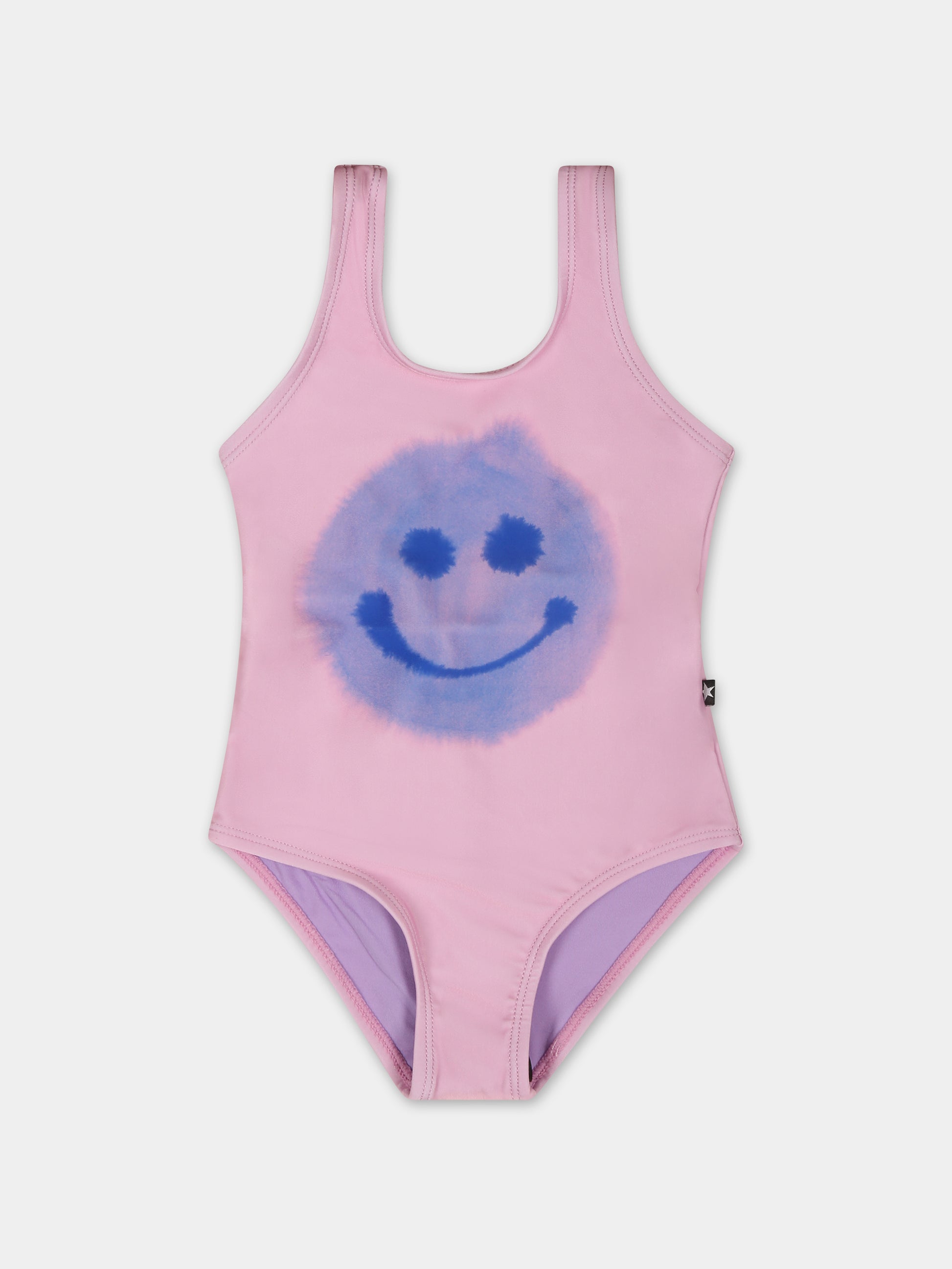 Costume rosa per neonata con smile,Molo,8S24P502 3401